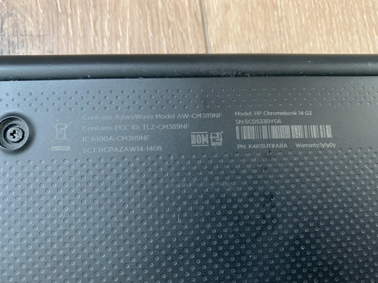 HP Chromebook 14 G3 14″ NVIDIA Tegra K1 1.60 GHz 2Gb 16GB eMMC Chrome OS