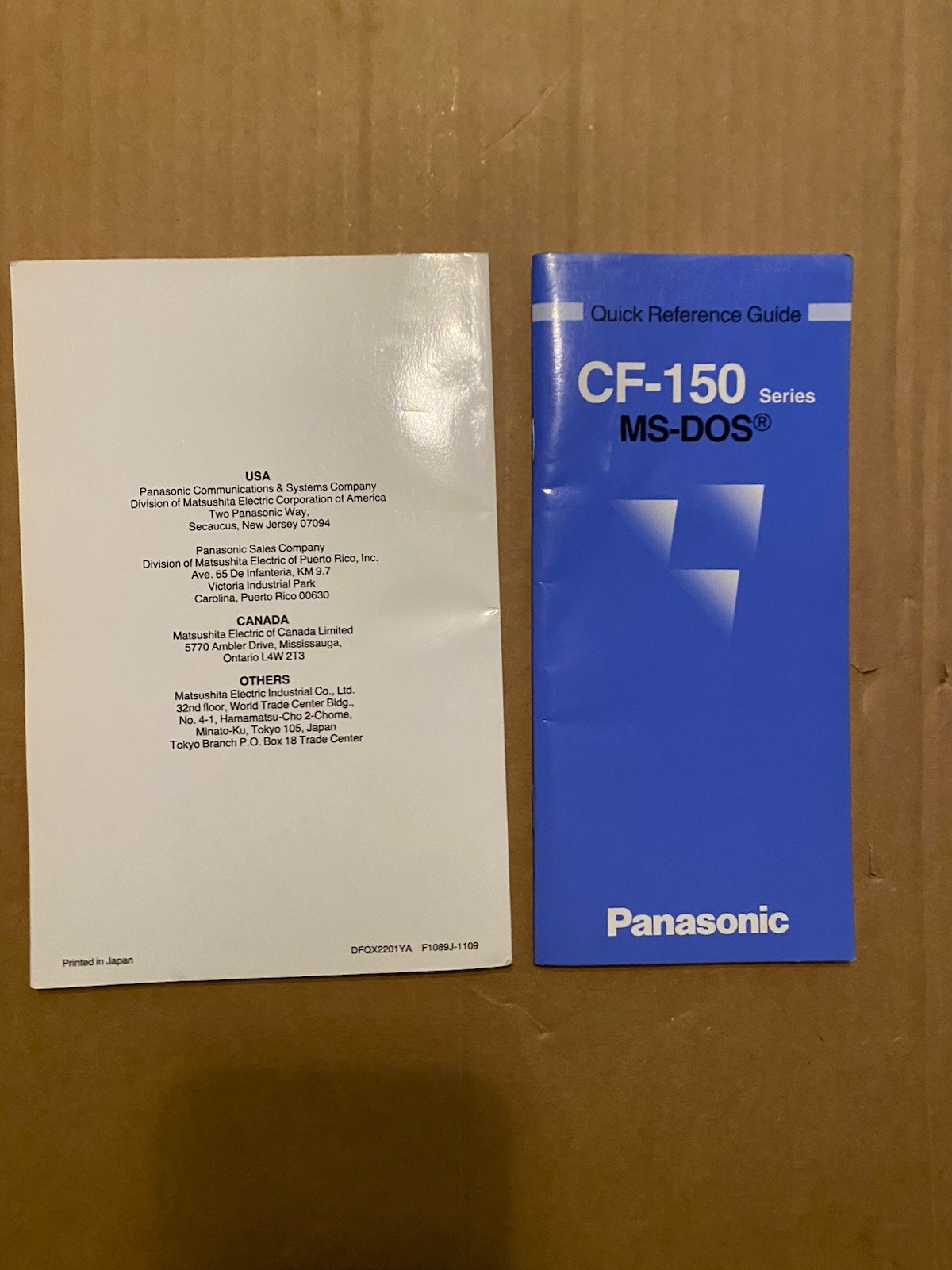 1989 Panasonic Business Partner CF-150 B Portable Computer/Laptop Working
