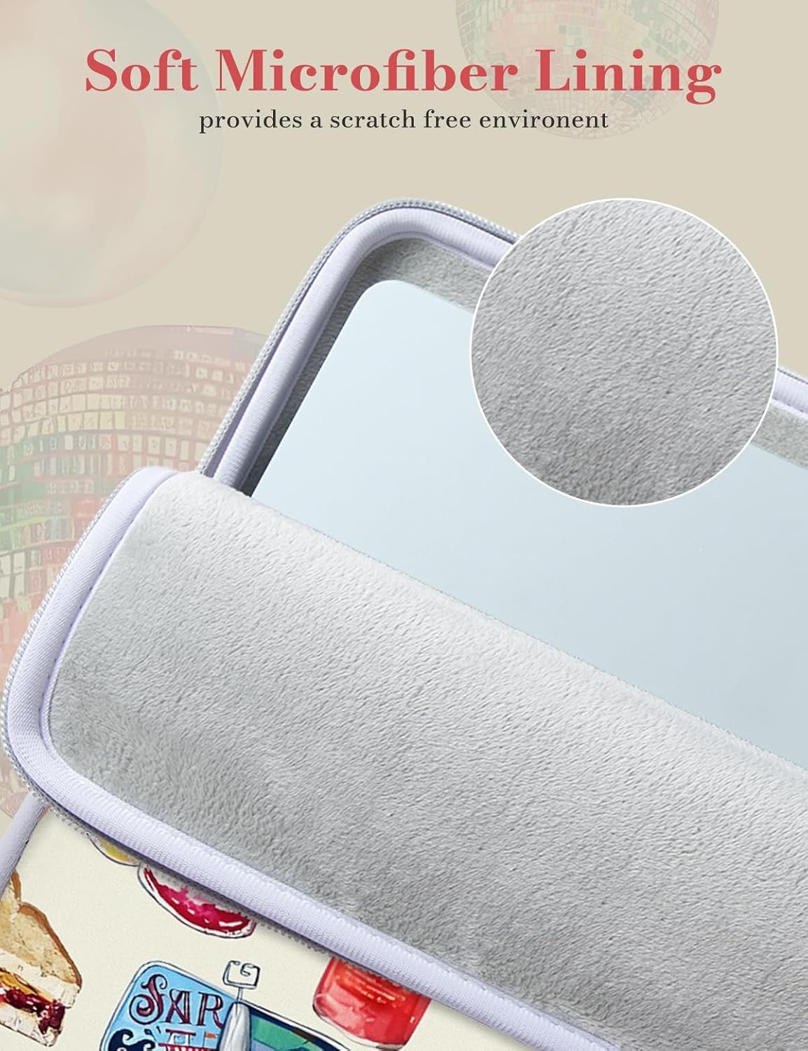 Laptop Sleeve 13 inch for MacBook Air 13-13.6 inch, Cute Laptop Case for MacBook