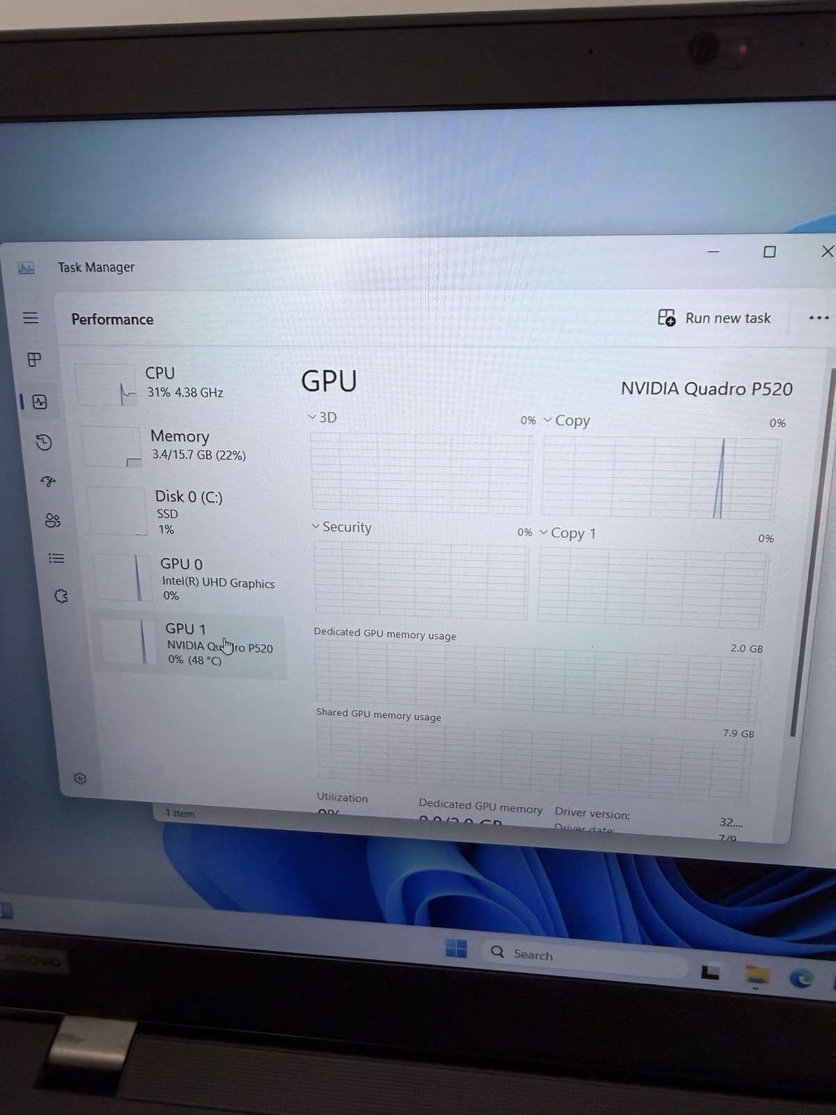 Lenovo ThinkPad P15s Gen 1 i7-10th Gen 16GB 512GB NVMe Windows 11 Pro