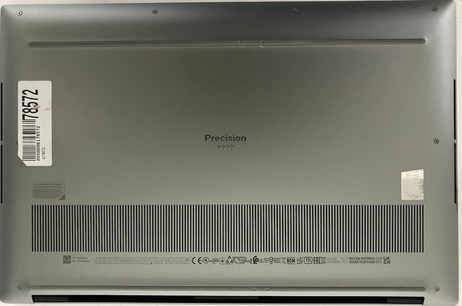 Dell Precision 5560 NVIDIA RTX A2000 4GB 2.6GHz Intel Core i9-11950H 32GB 1TB