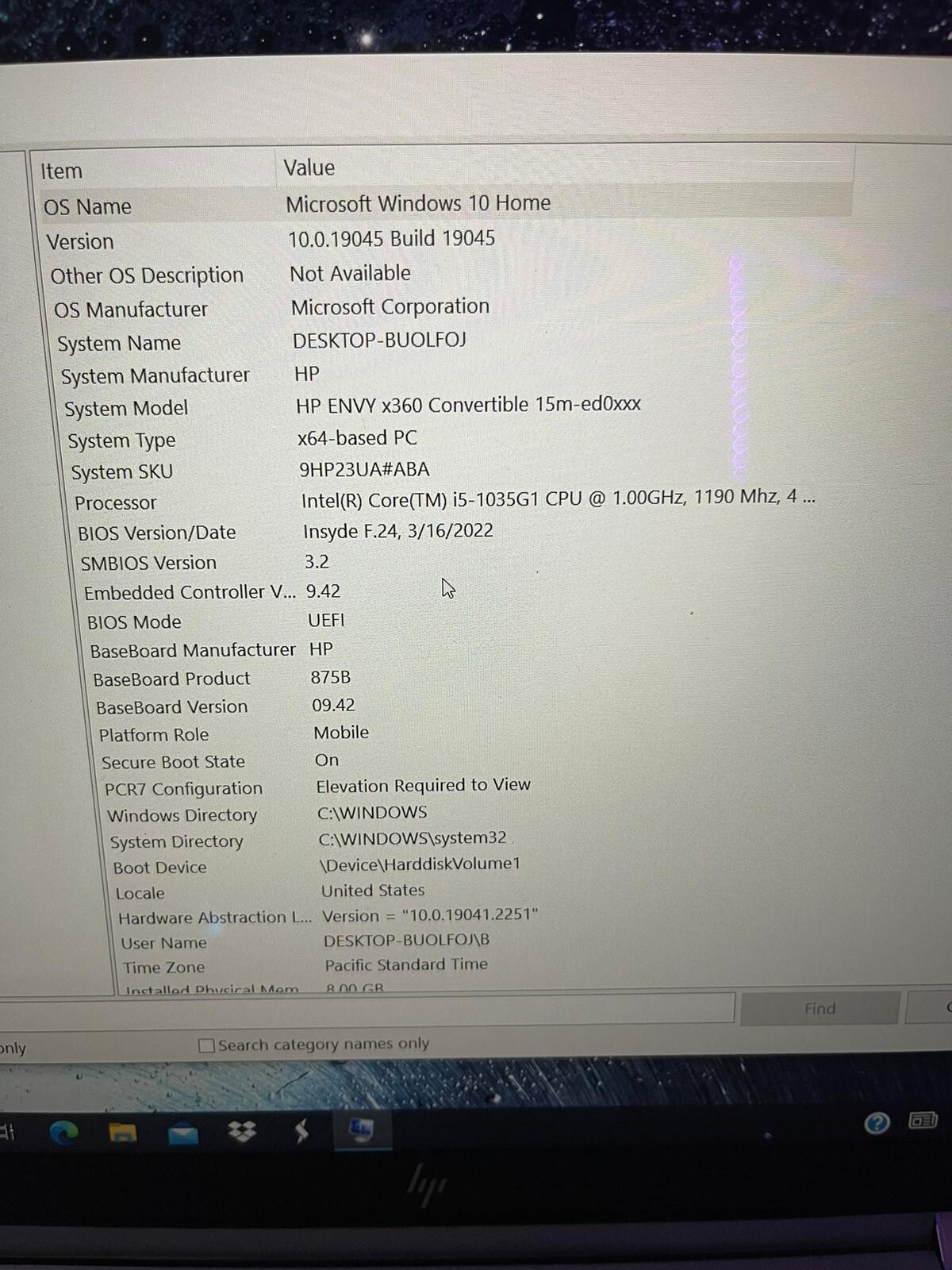 HP ENVY X360 15.6 Touchscreen Laptop | Core i5-1035G1 | 256GB SSD | 8GB RAM