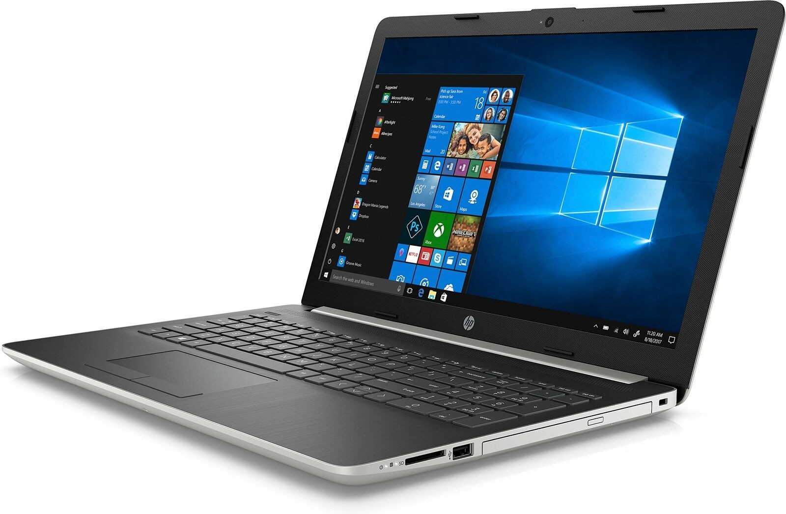 HP 15-DA0032WM 15.6″ HD Laptop Intel Core i3-8130U 4GB 1TB 16GB Intel Optane W10