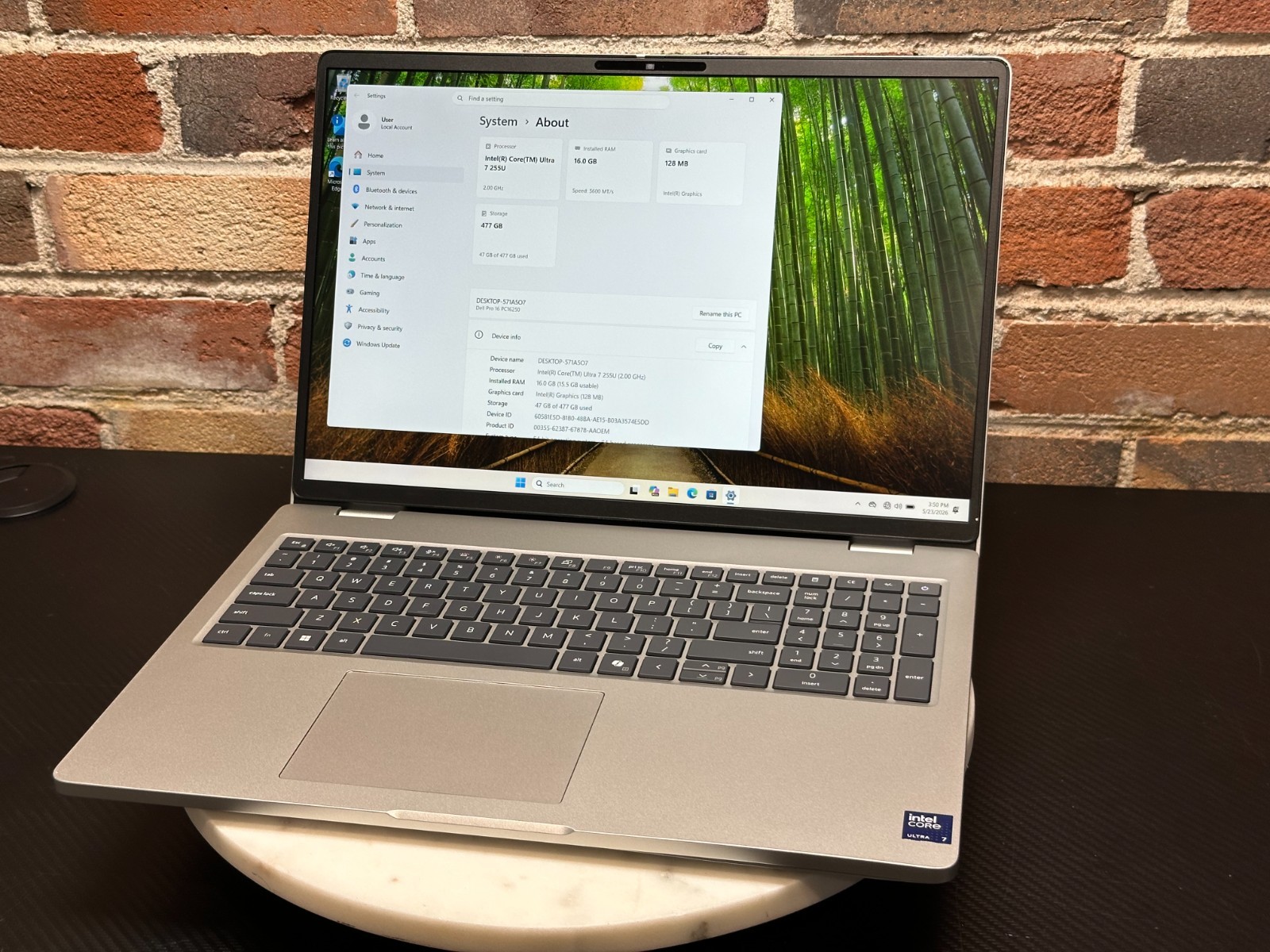 Dell Pro 16 PC16250 Ultra 7 255U 16GB RAM 512GB SSD – Good condition