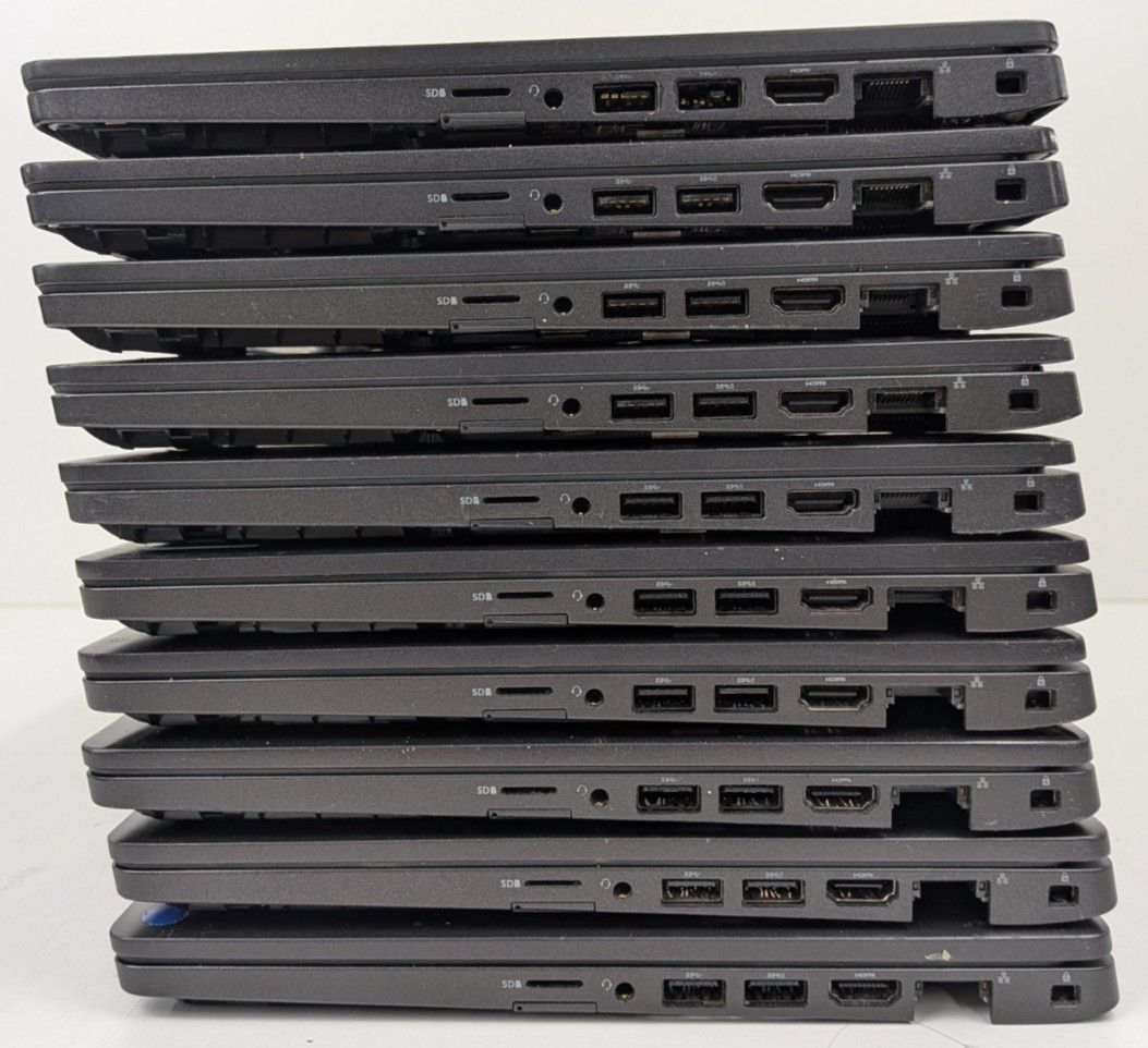 Lot of 10 – Dell Latitude 5400 Quad Core i5 8th Gen **For Parts or Repair**