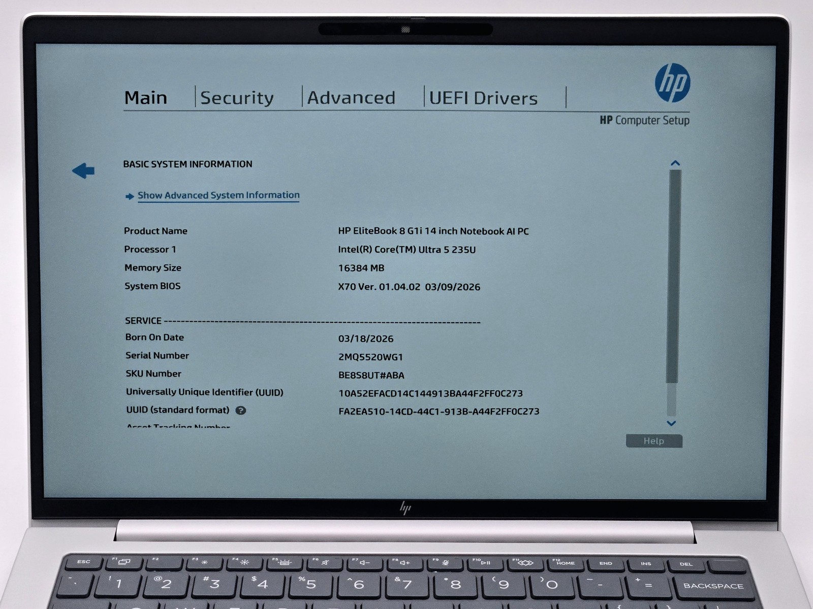 HP EliteBook 8 G1i 14″ FHD+ ULTRA 5 235U 512GB 16GB W11P Backlit FPR Warranty
