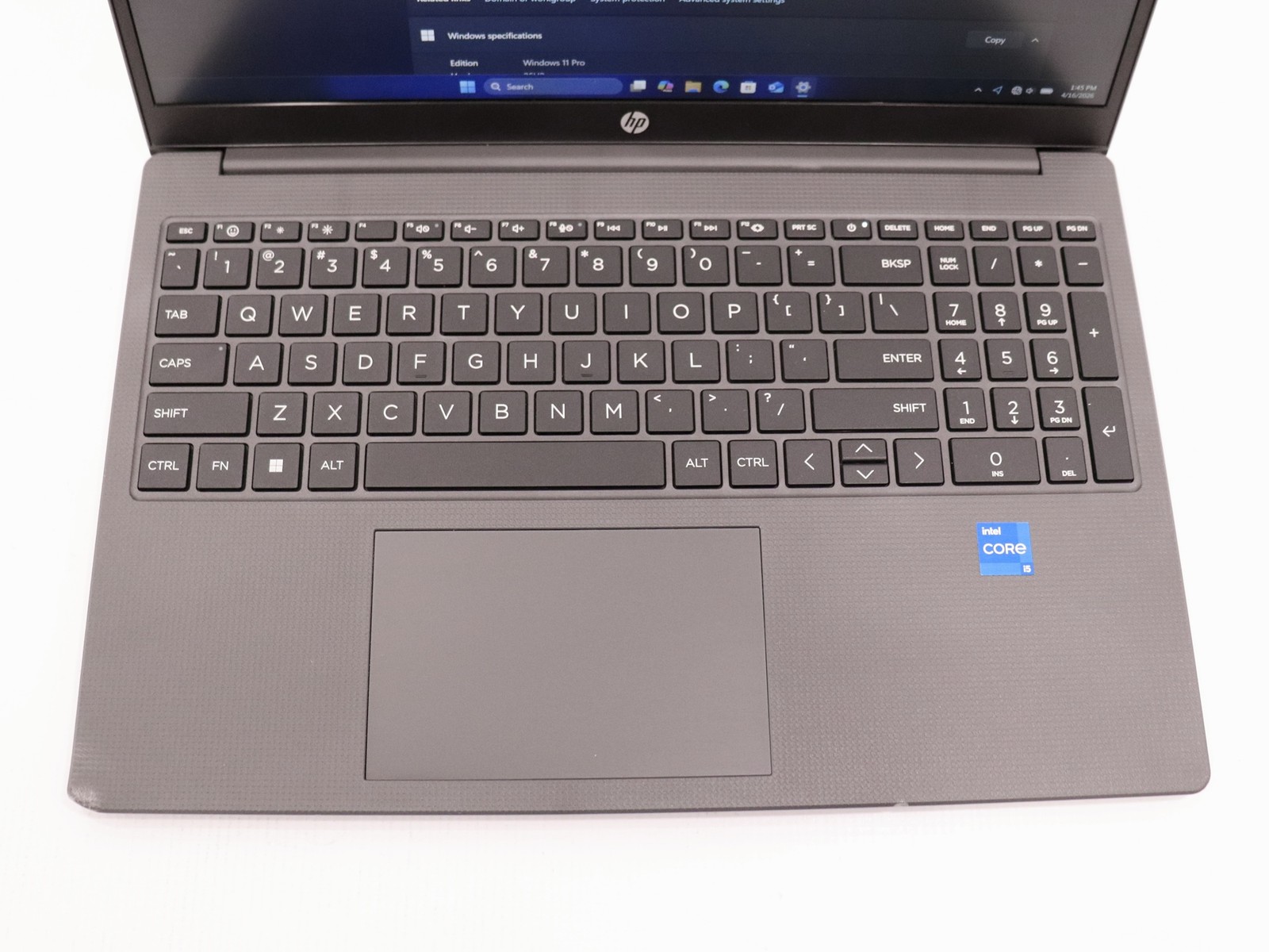 HP Laptop 250 G10 Intel i5-1334U 32GB 1TB NVMe Win 11 Pro (Gray)