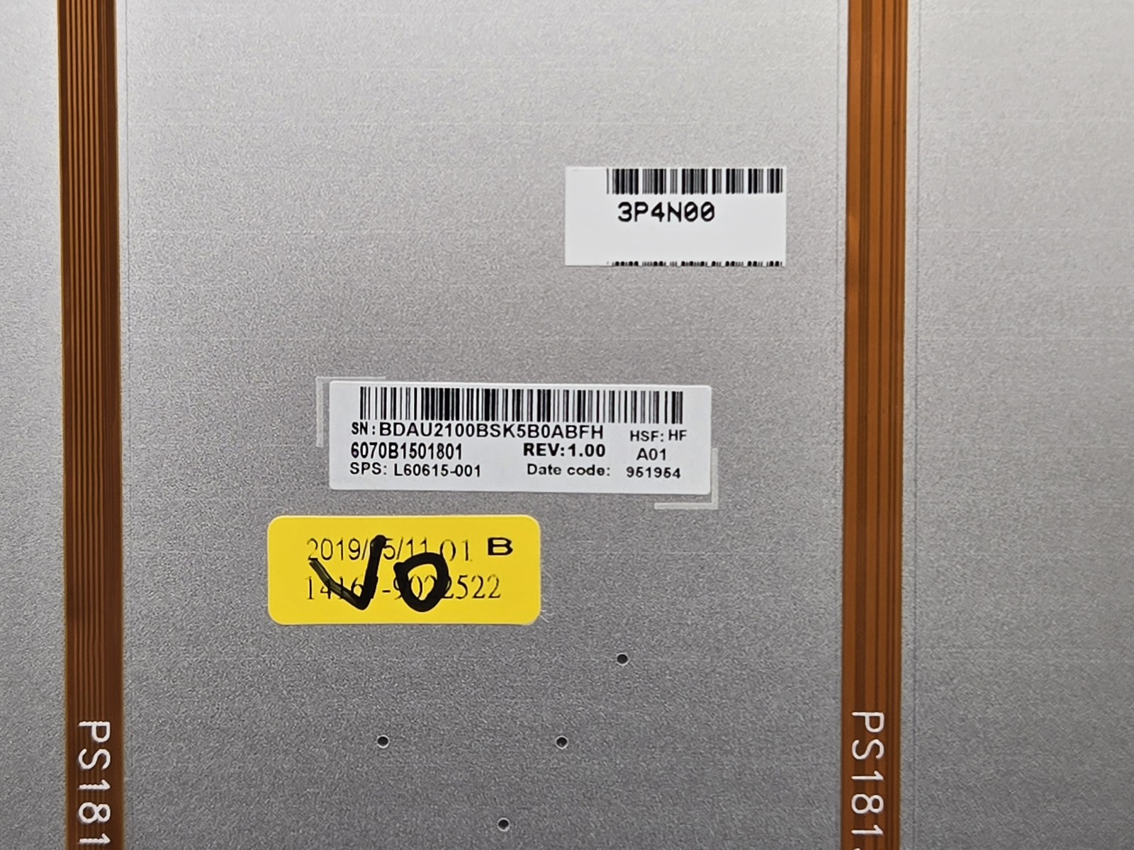 HP EliteBook 735 G6 13″ Touch RYZEN 7 PRO 3700U Motherboard Palmrest *READ*