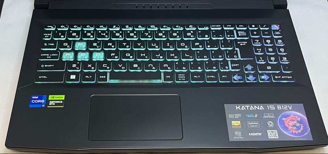 MSI Katana GF66 Laptop Intel Core i5-12450H 16GB RAM 512GB SSD RTX4050