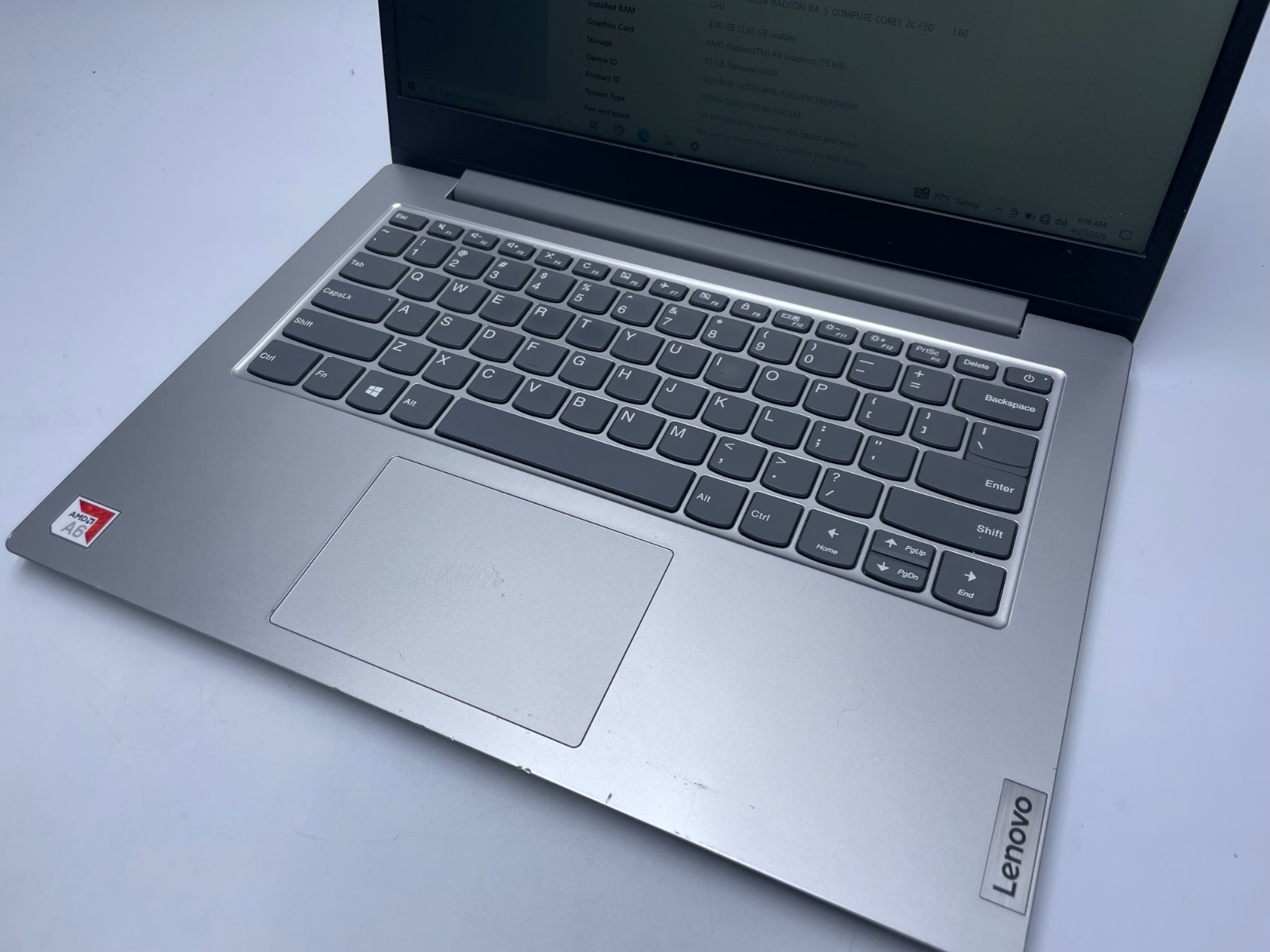 Lenovo Ideapad Slim 1-14AST-05 AMD A6-9220e RADEON R4 4GB RAM 64GB SSD (L-3)