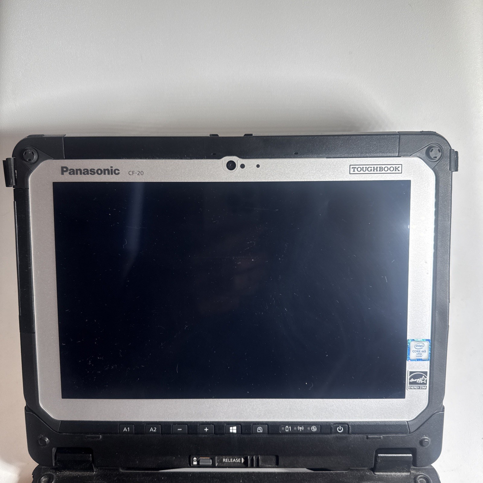 Panasonic Toughbook CF-20 Rugged 2-in-1 m5-6Y57 8GB 256GB SSD Linux Charger