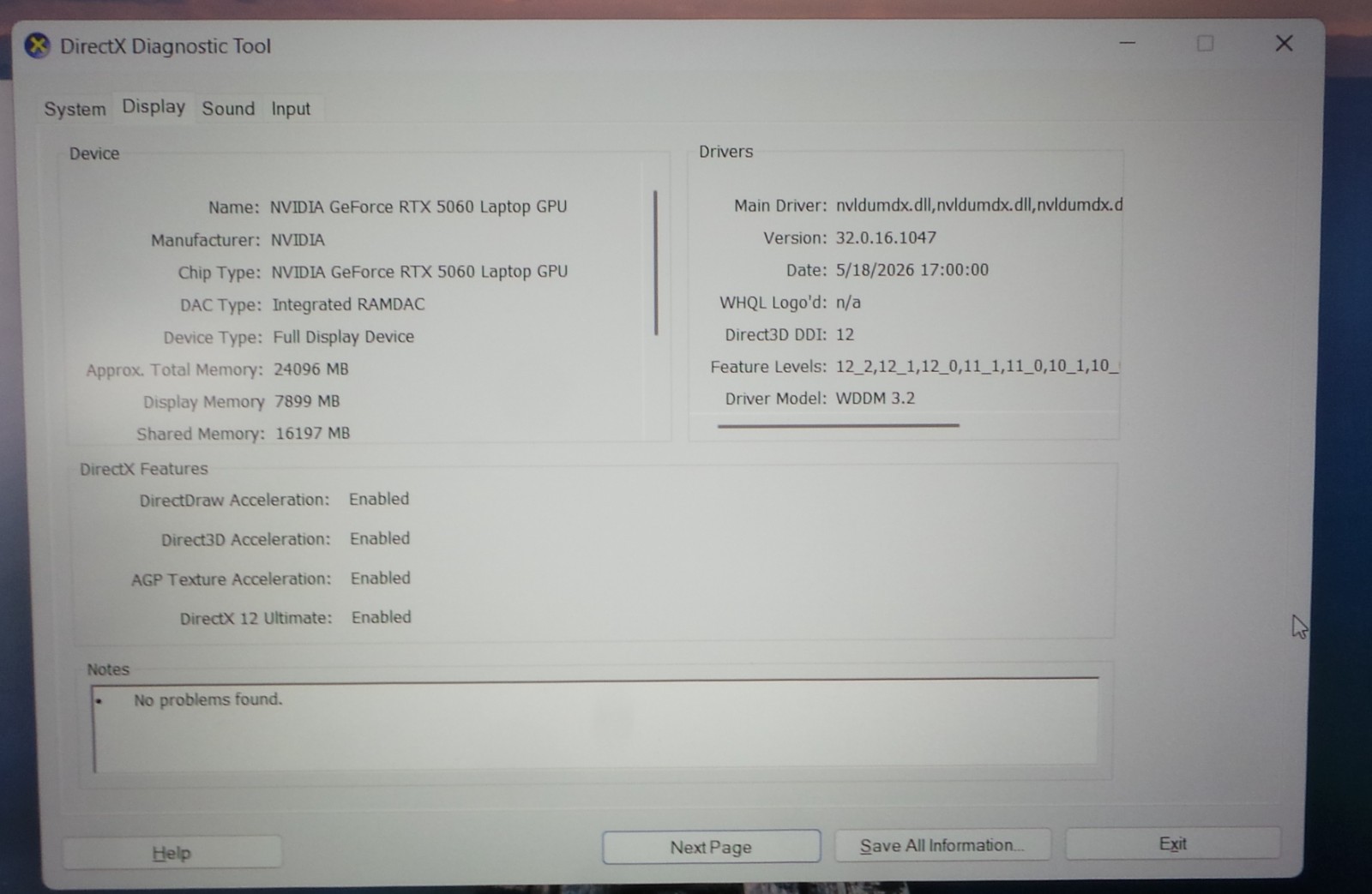 Gigabyte Gaming Laptop A16 i7-13620H NiVidia GeForce RTX 5060 1TB SSD 32GB RAM