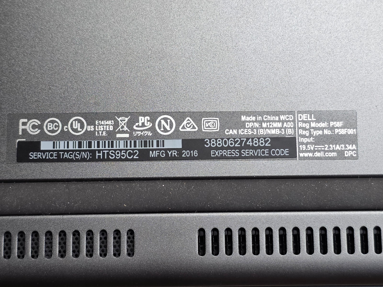 Dell Inspirion 15 7000 Series i5 8GB RAM,240 GB SSD win11 home PLEASE READ