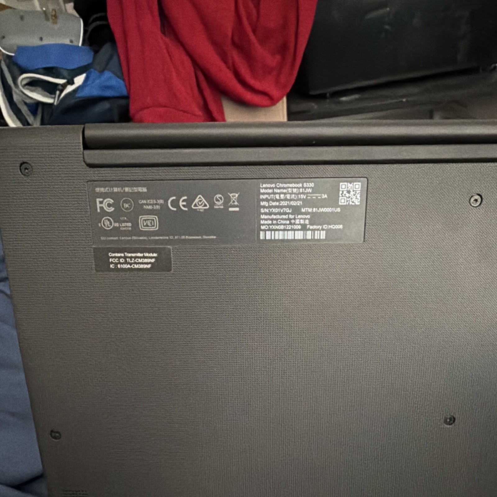 Lenovo Chromebook S330 14in MT8173C 4GB 32GB eMMC Chrome OS Black