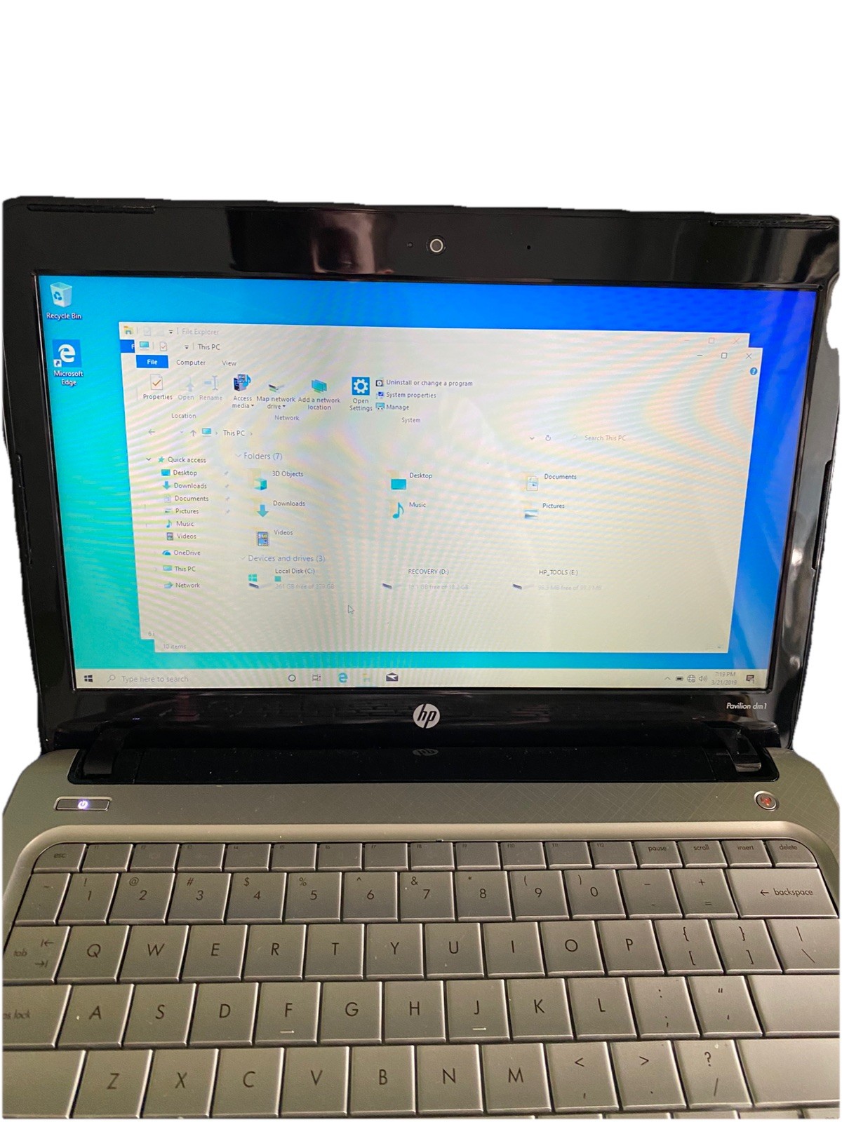 HP Pavilion dm1-2010nr 11.6” AMD Athlon II 1.3GHz 5GB RAM 300GB HDD Windows 10