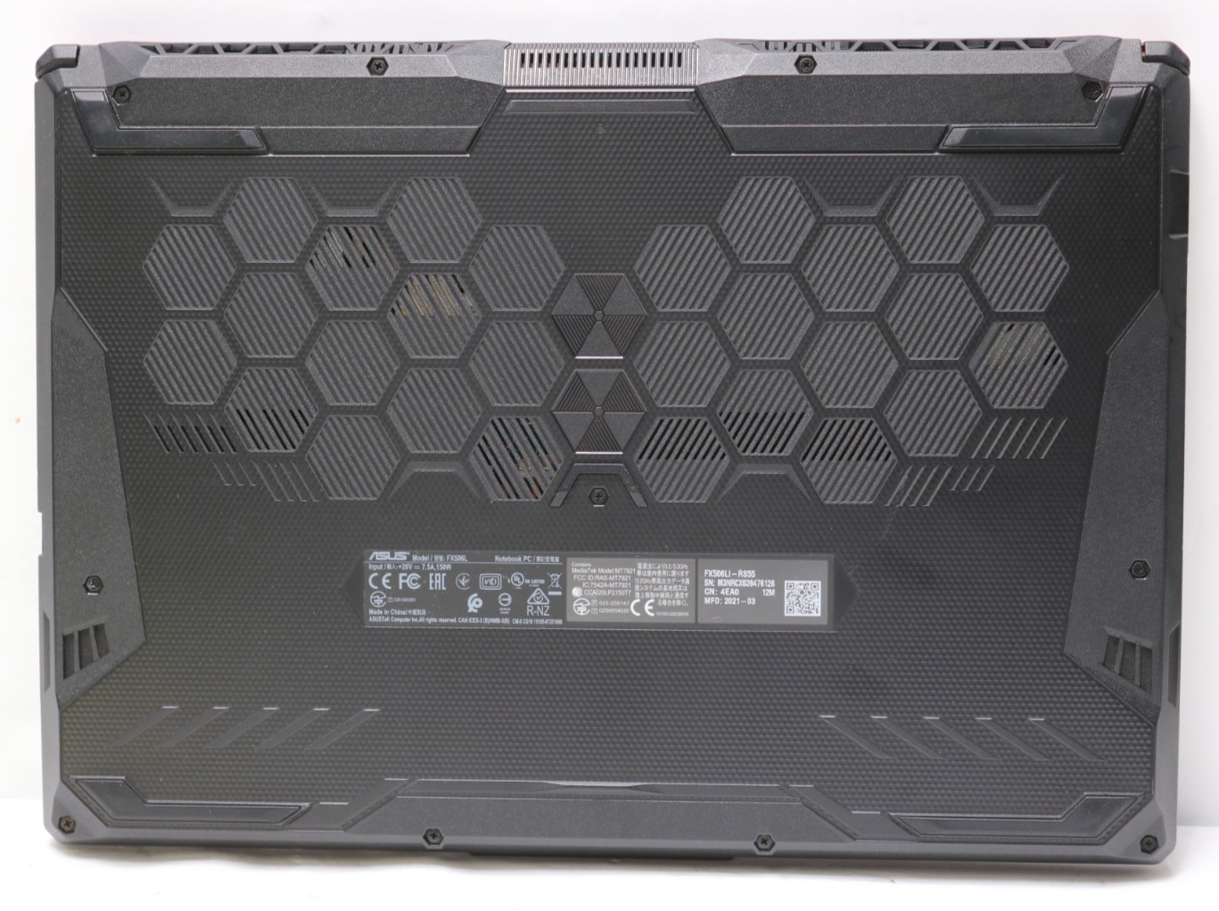 Asus TUF F15 FX506LI 15.6″ i5-10300H 2.5GHz 8GB RAM 1TB SSD GeForce GTX 1650