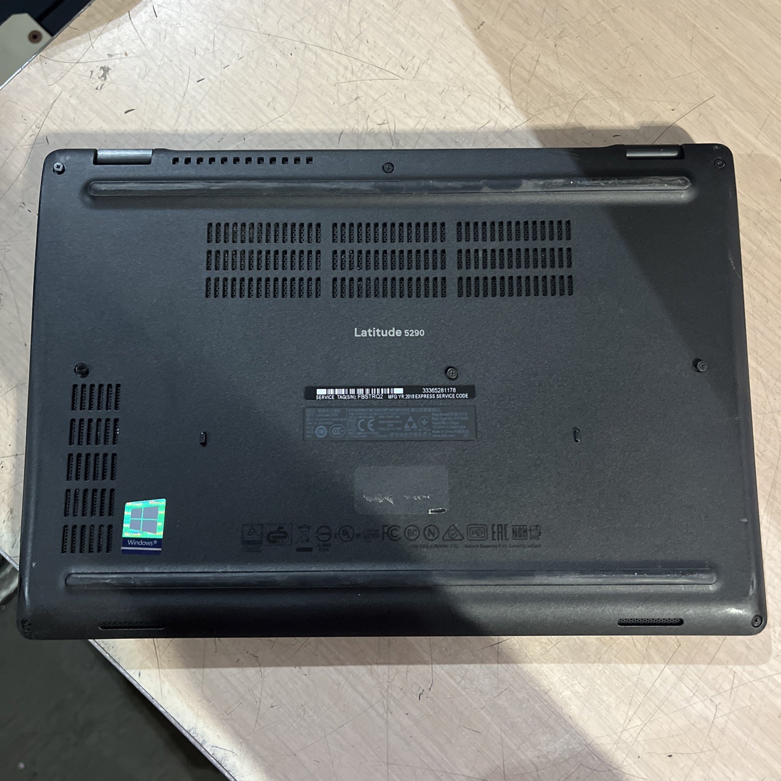 DELL LATITUDE 5290 INTEL CORE I7-8650U 1.90GHZ 16GB RAM NO HD