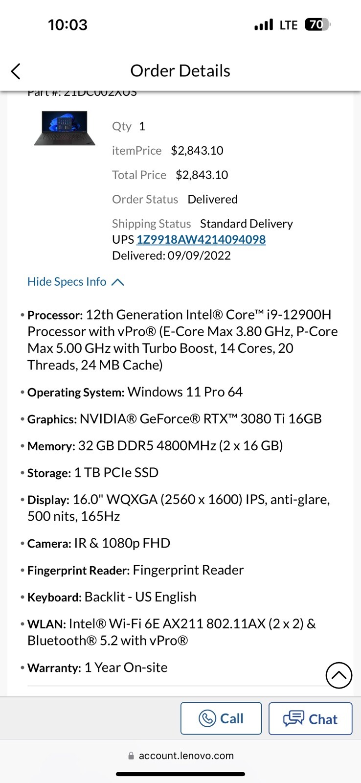 lenovo thinkpad p1 gen 5