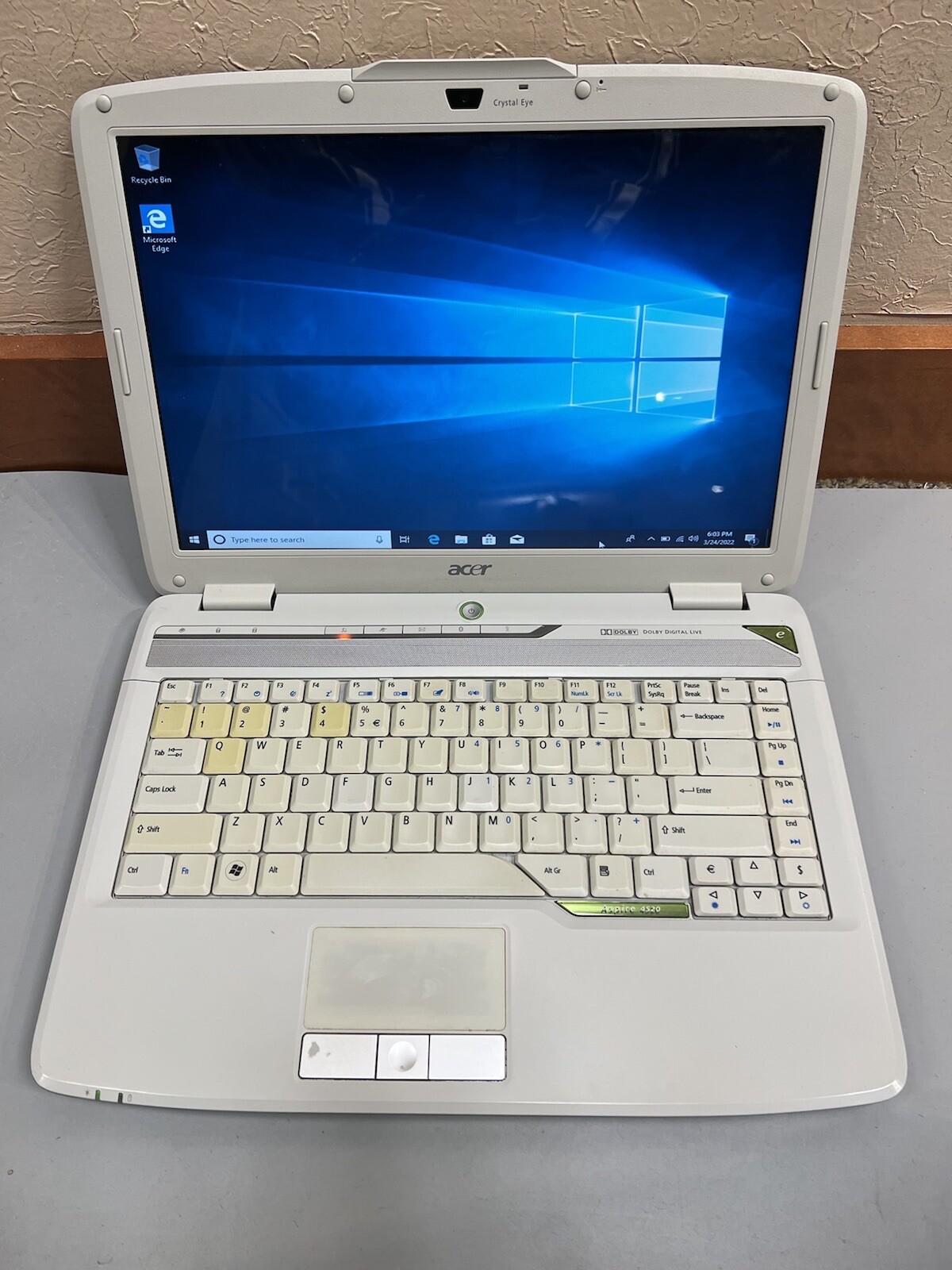 ACER Aspire 4520 AMD Athlon Dual-Core 2GB RAM 120GB HDD WIFI WRBCAM