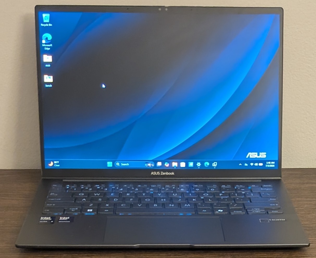 ASUS Zenbook 14 FHD+ OLED Touch (Core Ultra 9 285H, 32GB RAM, 1TB SSD) Laptop