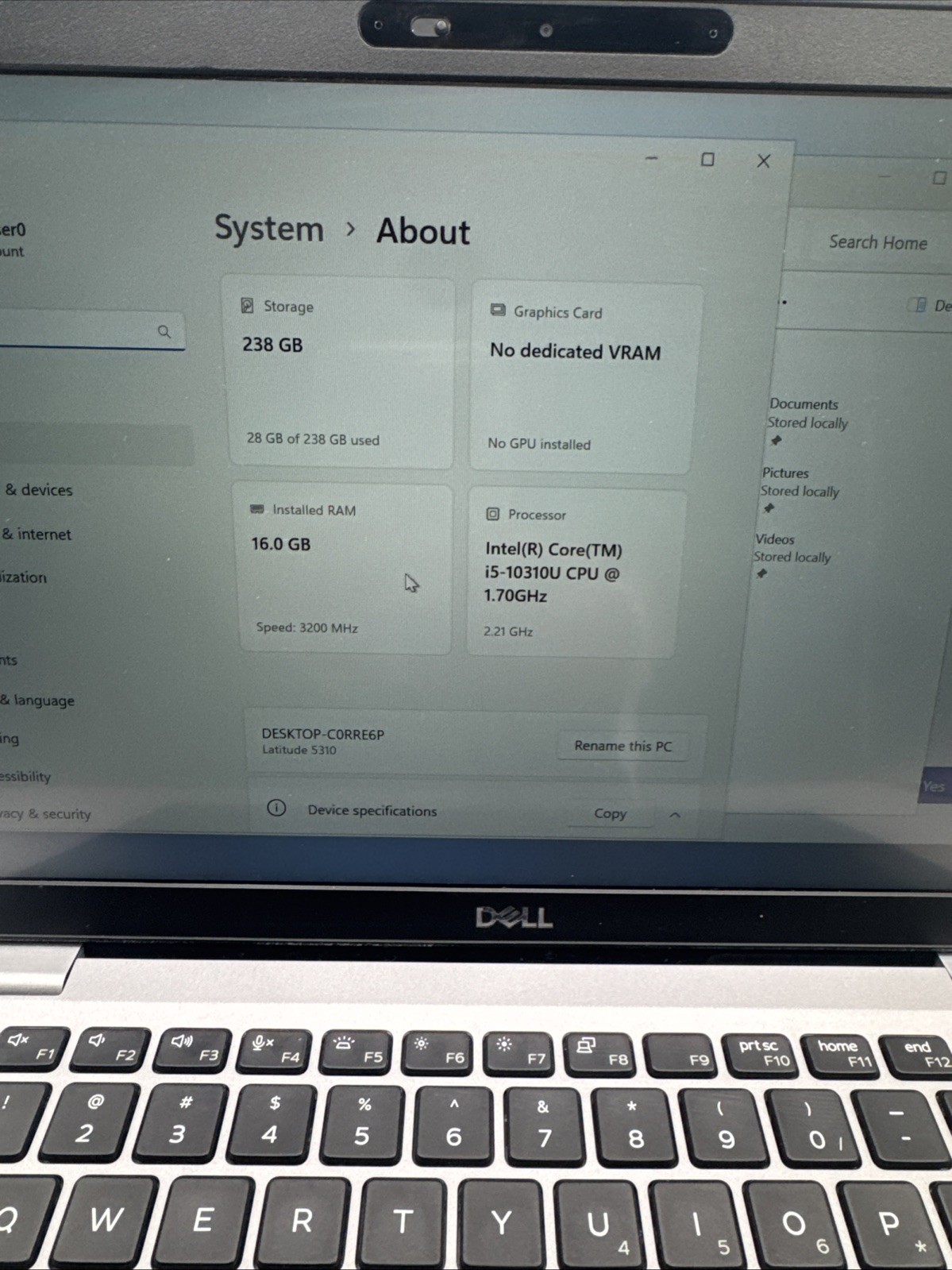 Dell Latitude 5310 TOUCHSCREEN | Core i5-10310U | 16GB RAM | 256G SSD | Win11PRO