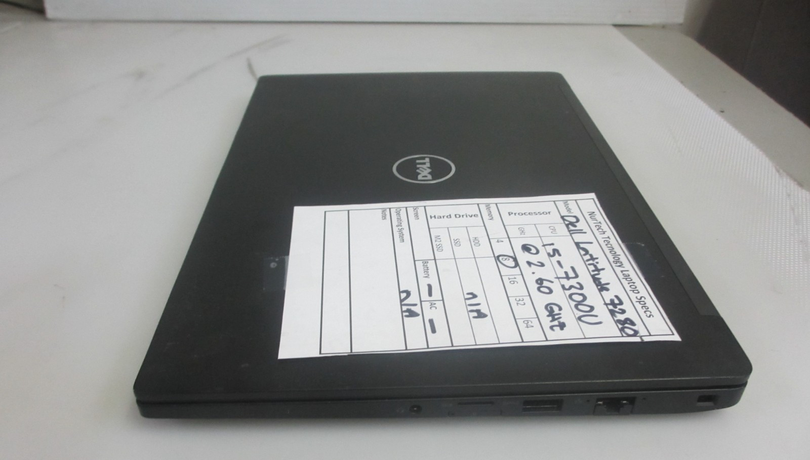 Dell Latitude 7280 i5-7300U 2.60GHz 8GB Laptop NO OS/ HDD/ BTRY/AC