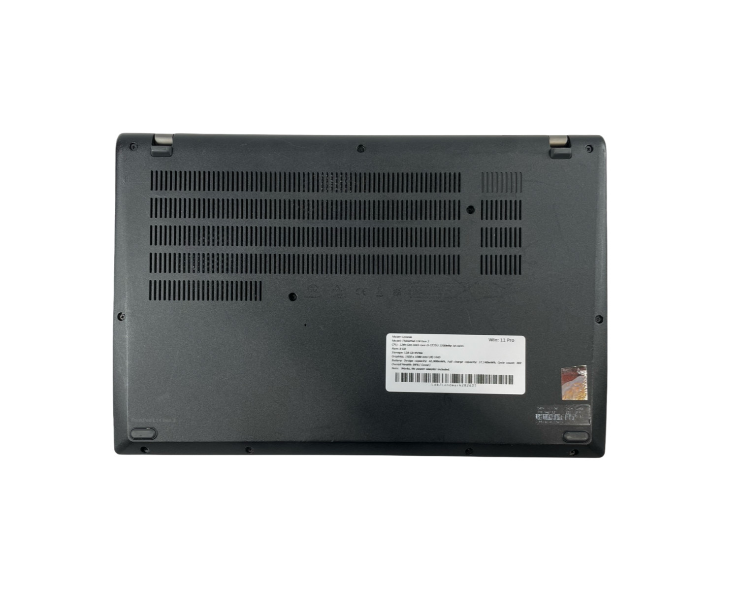 Lenovo ThinkPad L14 Gen 3 14″ i5-1235U 8GB 128GB SSD Win11P W/OUT AC