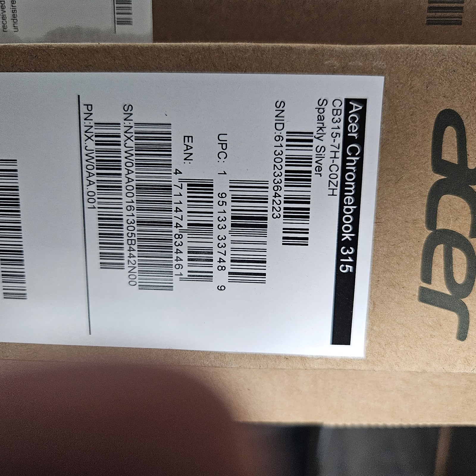 Acer Chromebook CB315-7H-C7F8
