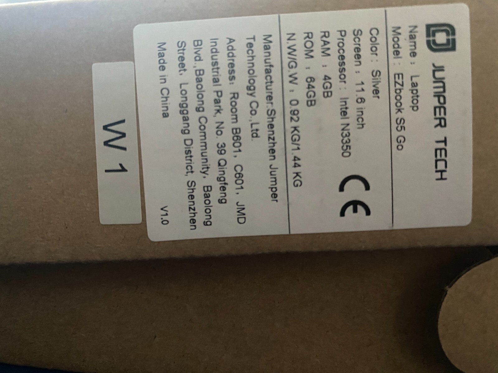 Jumper Windows 11 Laptop Computer 11.6 Inch HD Screen Intel Celeron N3350,4GB DD