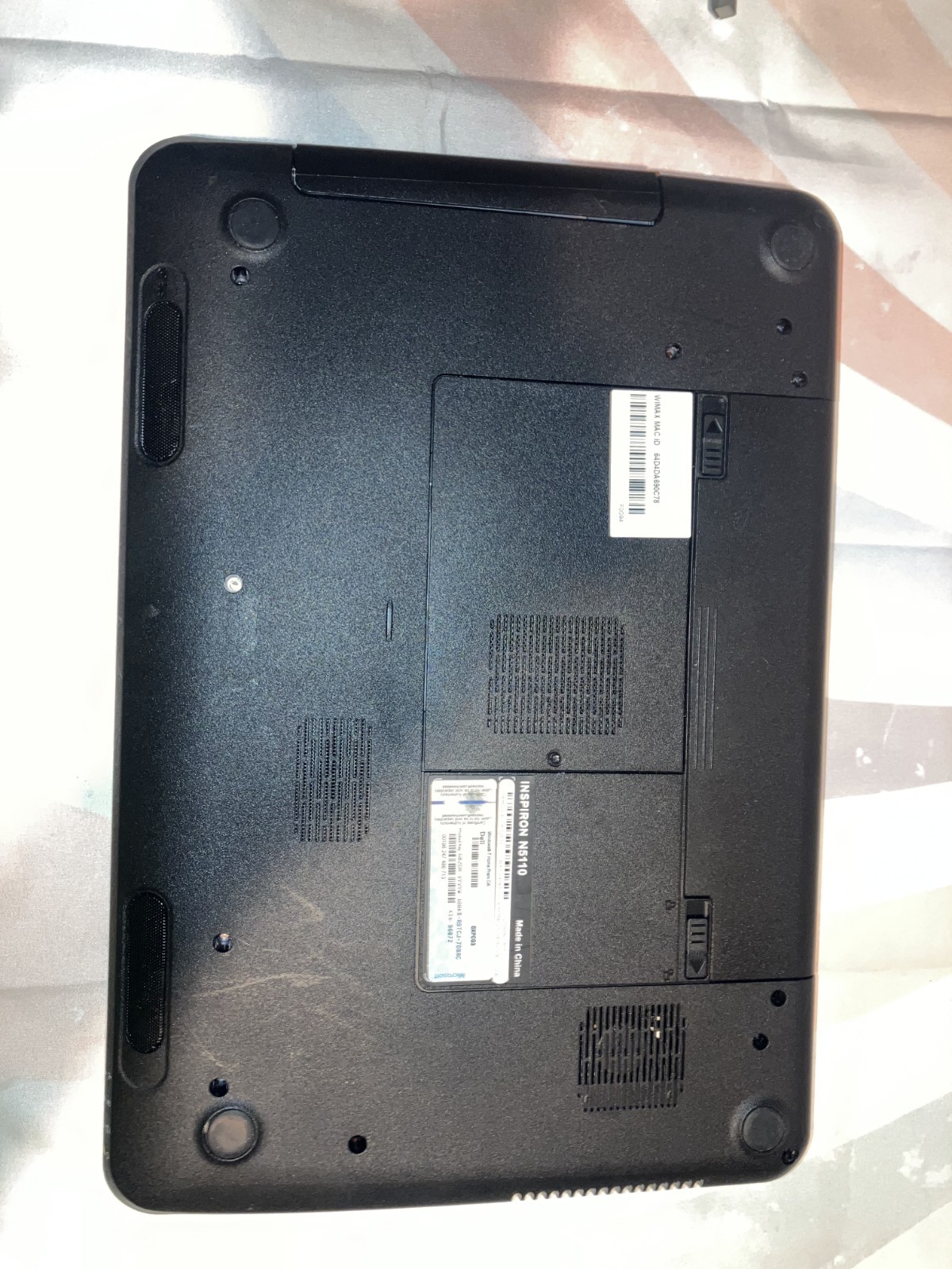 Dell Inspiron N5110 Intel i5-2450M 2.5GHz 6 GB NO HDD Laptop PARTS