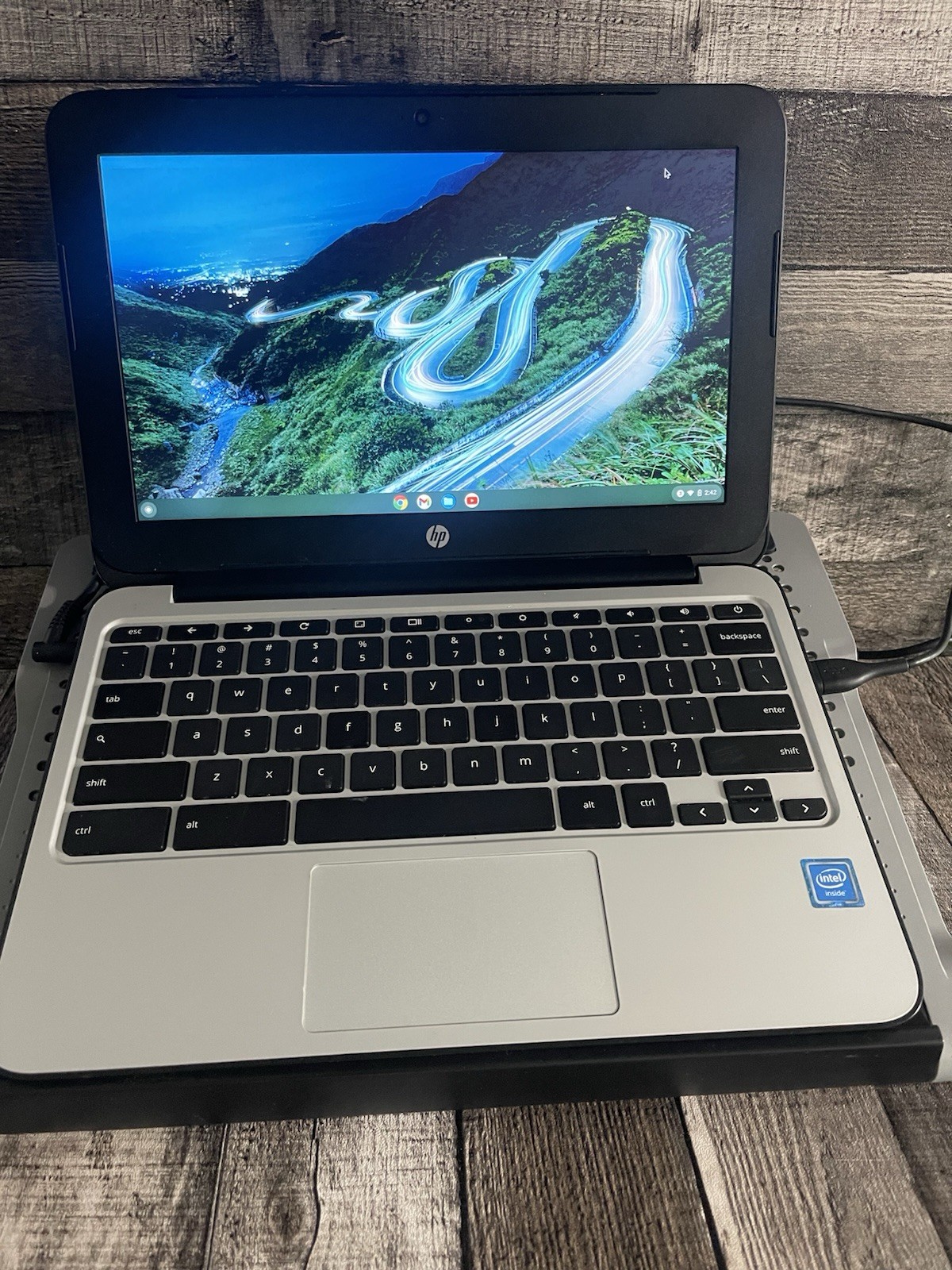 HP Chromebook 11 G4 11.6 Inch And TERGUS AWE84. Very Unique Paint On The Cover