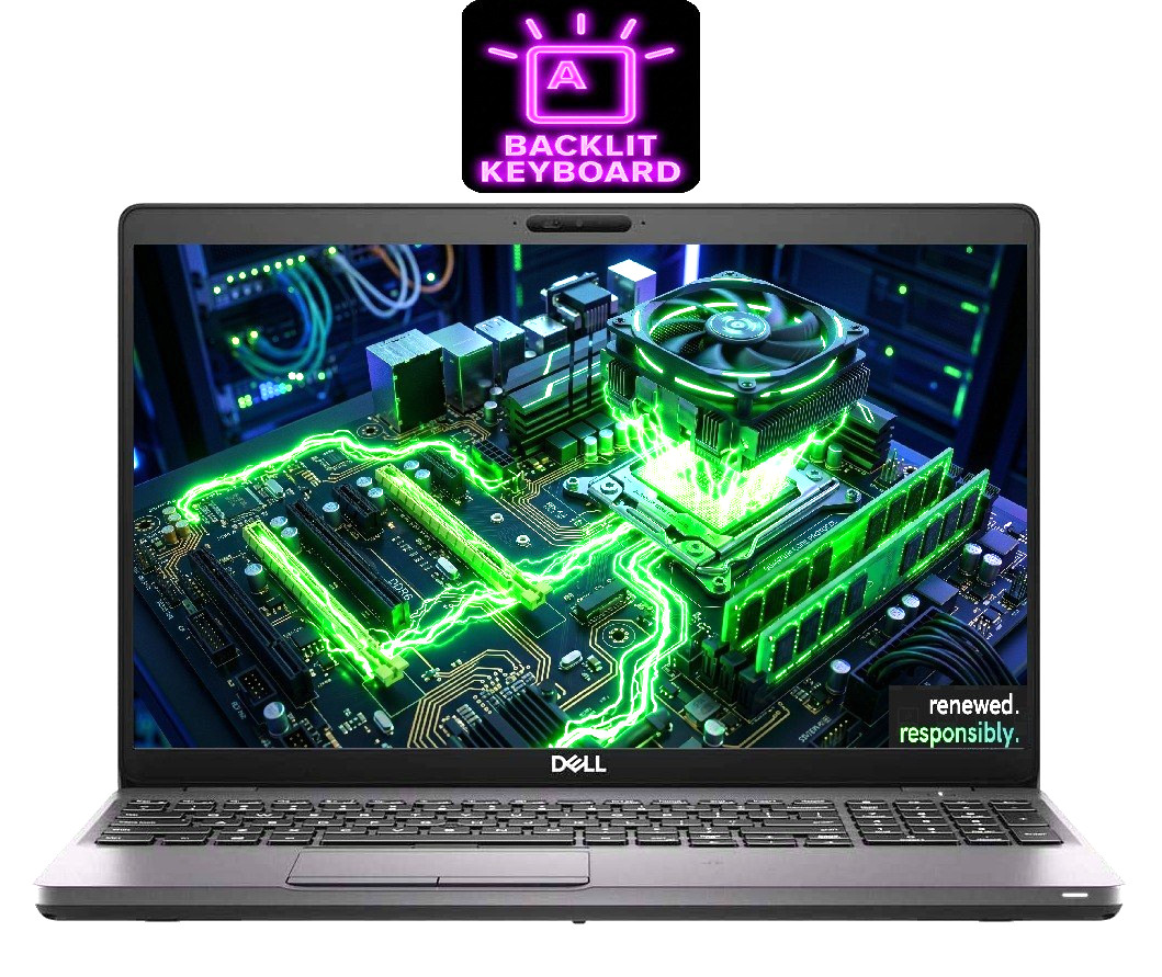 15.6 Dell Latitude Laptop PC: i5-9300H 16GB RAM – 512GB NVME SSD Windows 11 Pro