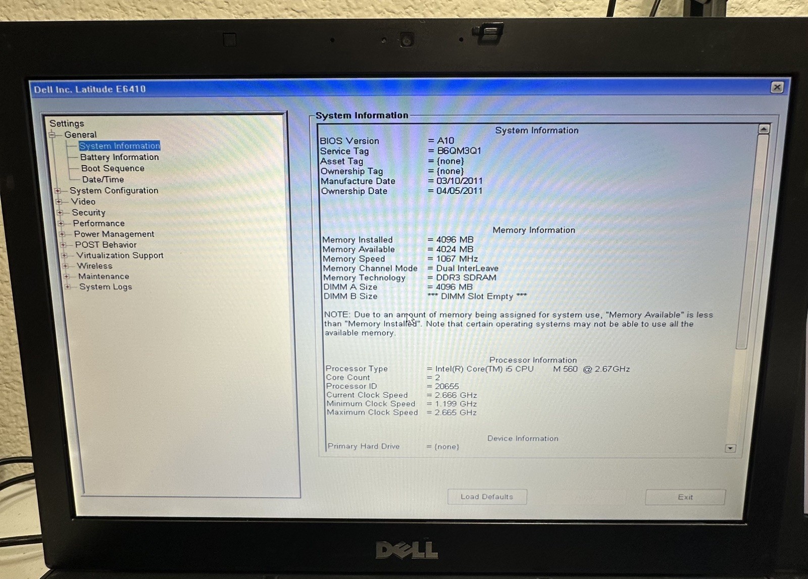 Two Dell Latitude E6410 14″ Laptop i5 2.67GHz – No HDD or Caddy