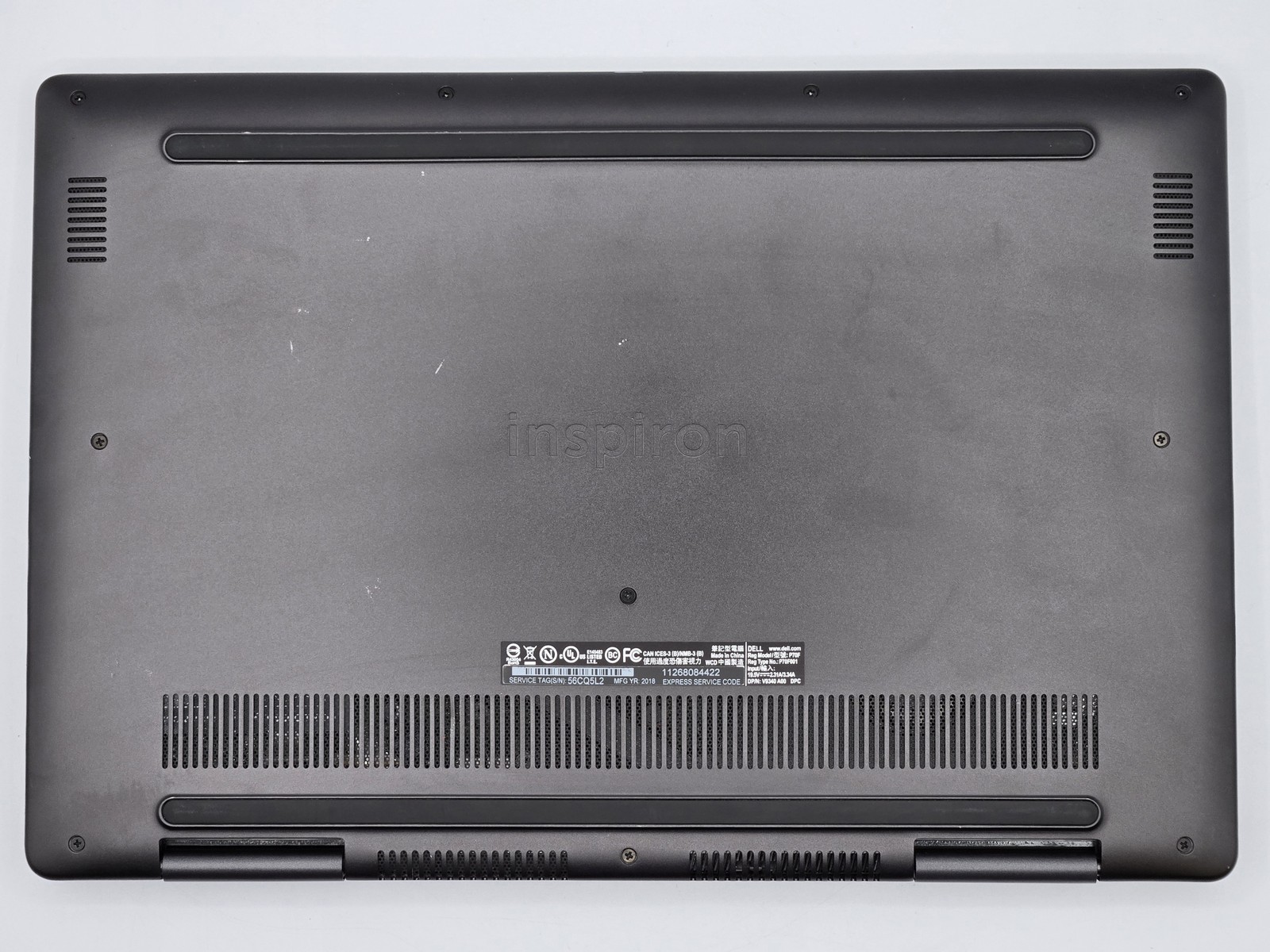 Dell Inspiron 7573 2-in-1 15 4K Touch I7-8550U 512GB SSD 16GB W11 GeForce MX130