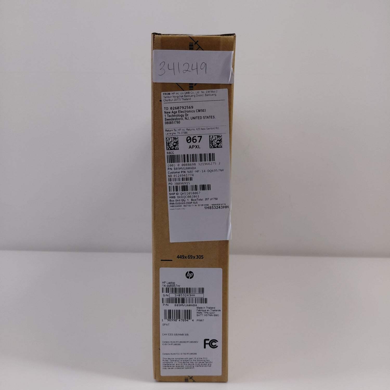New HP Laptop 14-DQ6957NR 14″ N150 1.0GHz 4GB RAM 128GB SSD