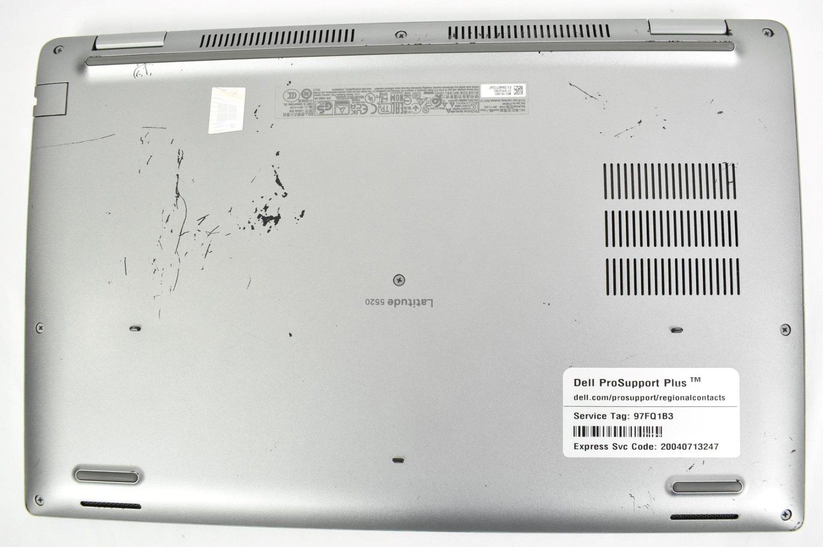 Dell Latitude 5520 Laptop i5-1135G7 2.4GHz 16GB 256GB SSD No OS *See Details*