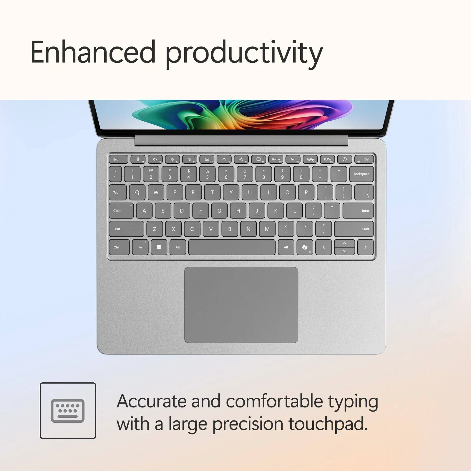 Microsoft 13 inch Surface Touchscreen Windows 11 Laptop Copilot+ PC Snapdragon