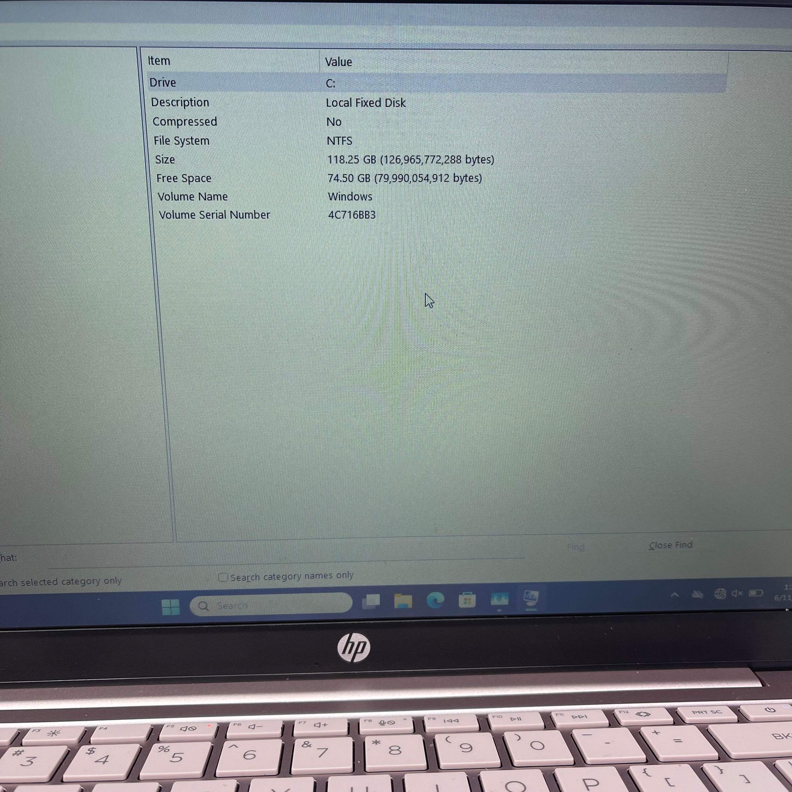 HP 14-ep2011wm B5VU3UA 14″ N150 0.8MHz 4GB RAM 128GB SSD