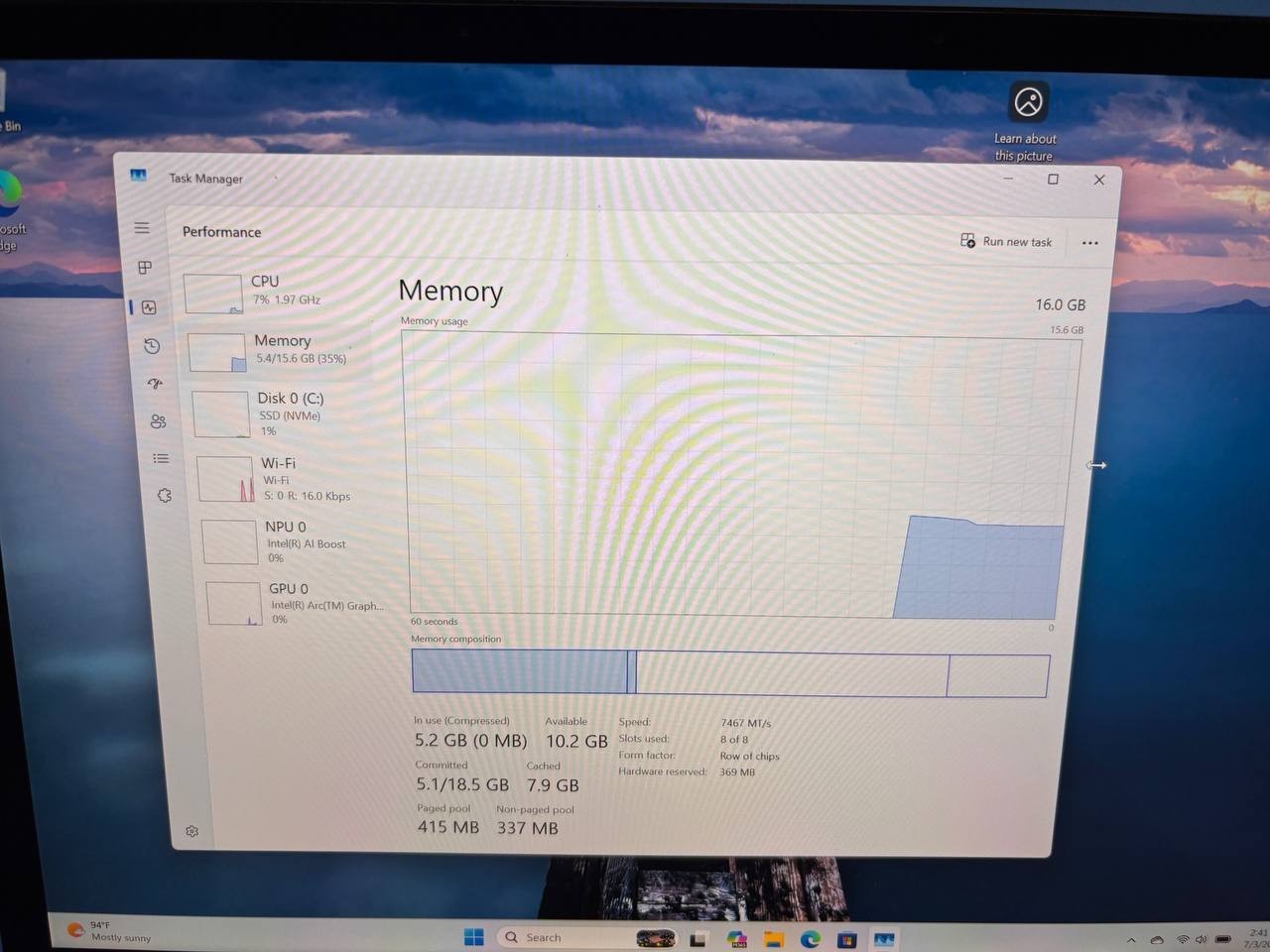 Surface Laptop 6 for Business 13″ Ultra 5-135H 16GB DDR5 512GB SSD NVMe PH9