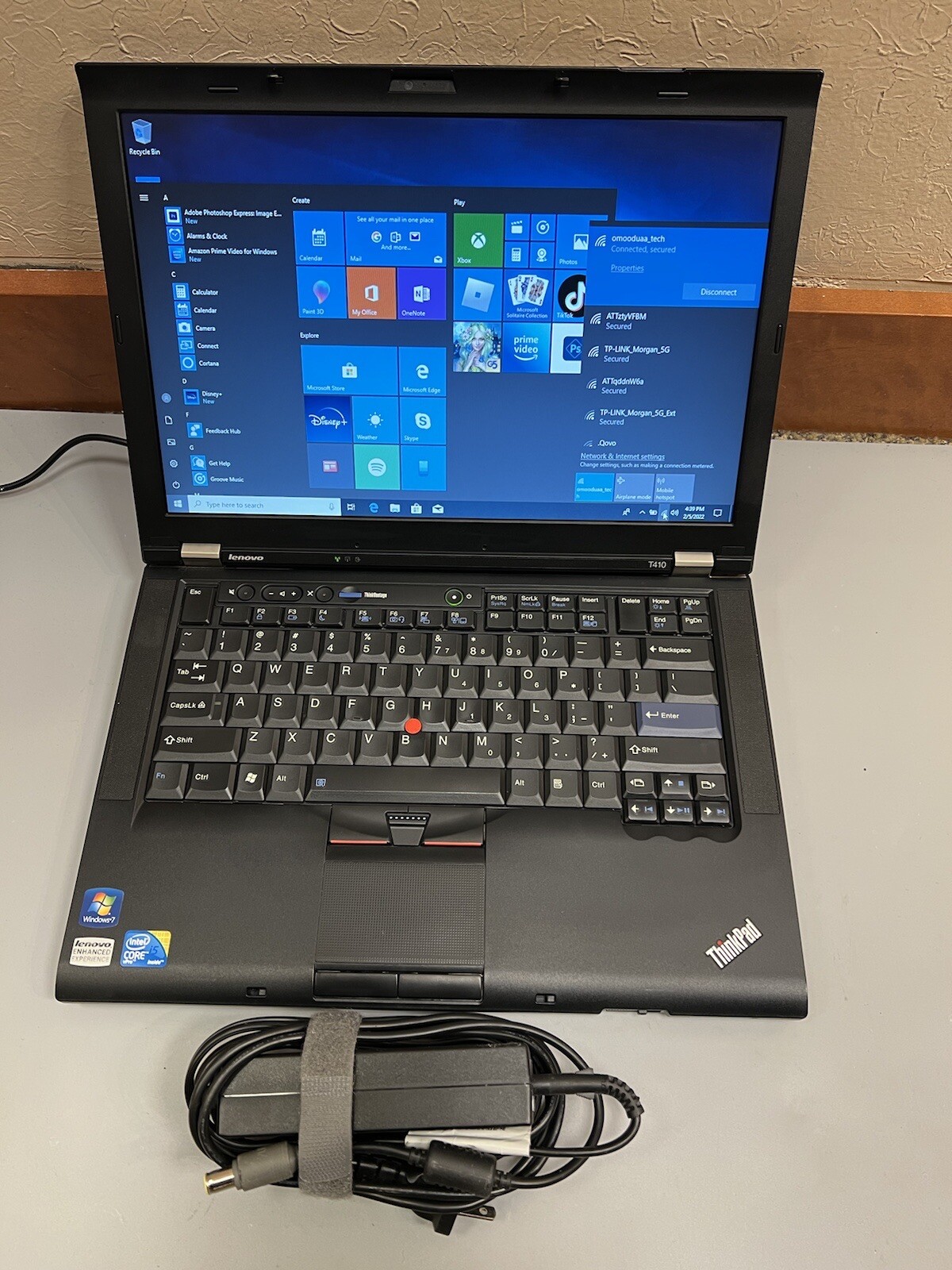 Lenovo thinkpad T410 Core i5 M 520 2.40GHz 4GB RAM 320GB HDD WEBCAM