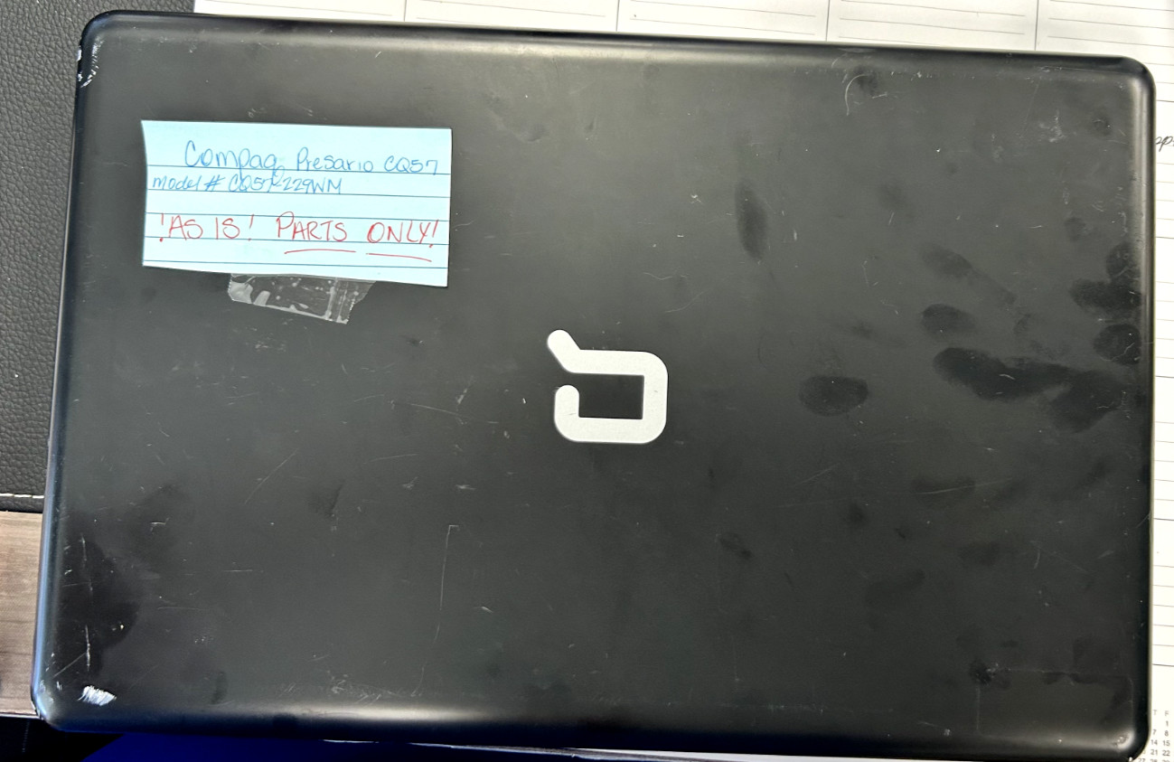 Compaq Presario CQ57-229WM Notebook PARTS ONLY! AS IS!