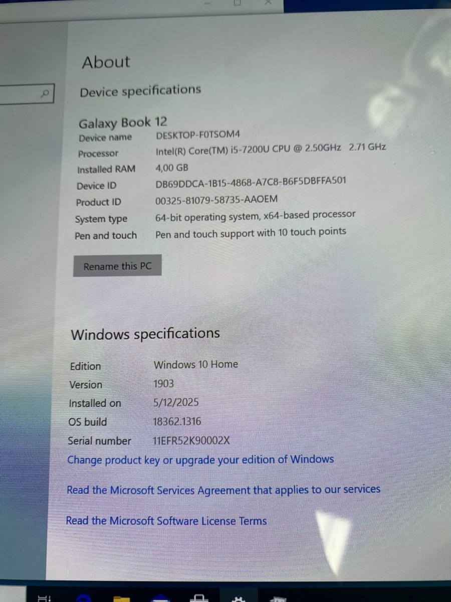 SAMSUNG GALAXY BOOK 12 LTE (P32006484)