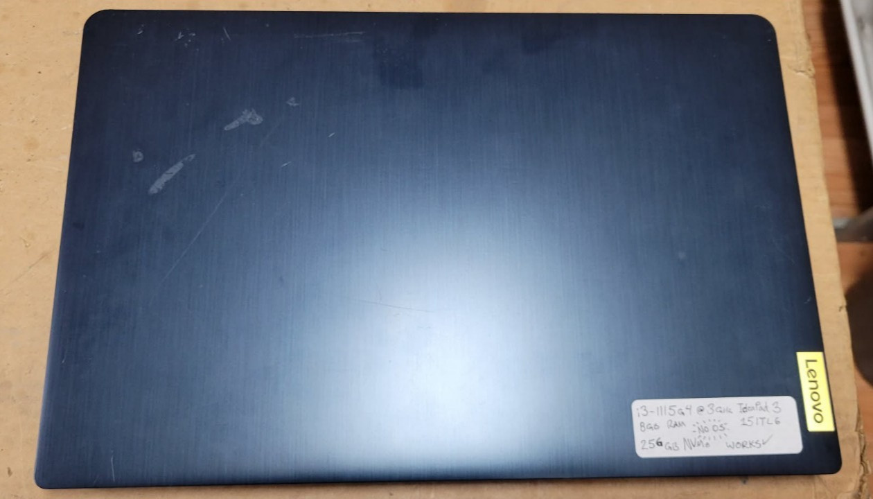 Lenovo Ideapad 3 15ITL6 – 11th Gen – i3-1115G4 – 8GB 15.6″ Laptop w/ 256gb NVMe