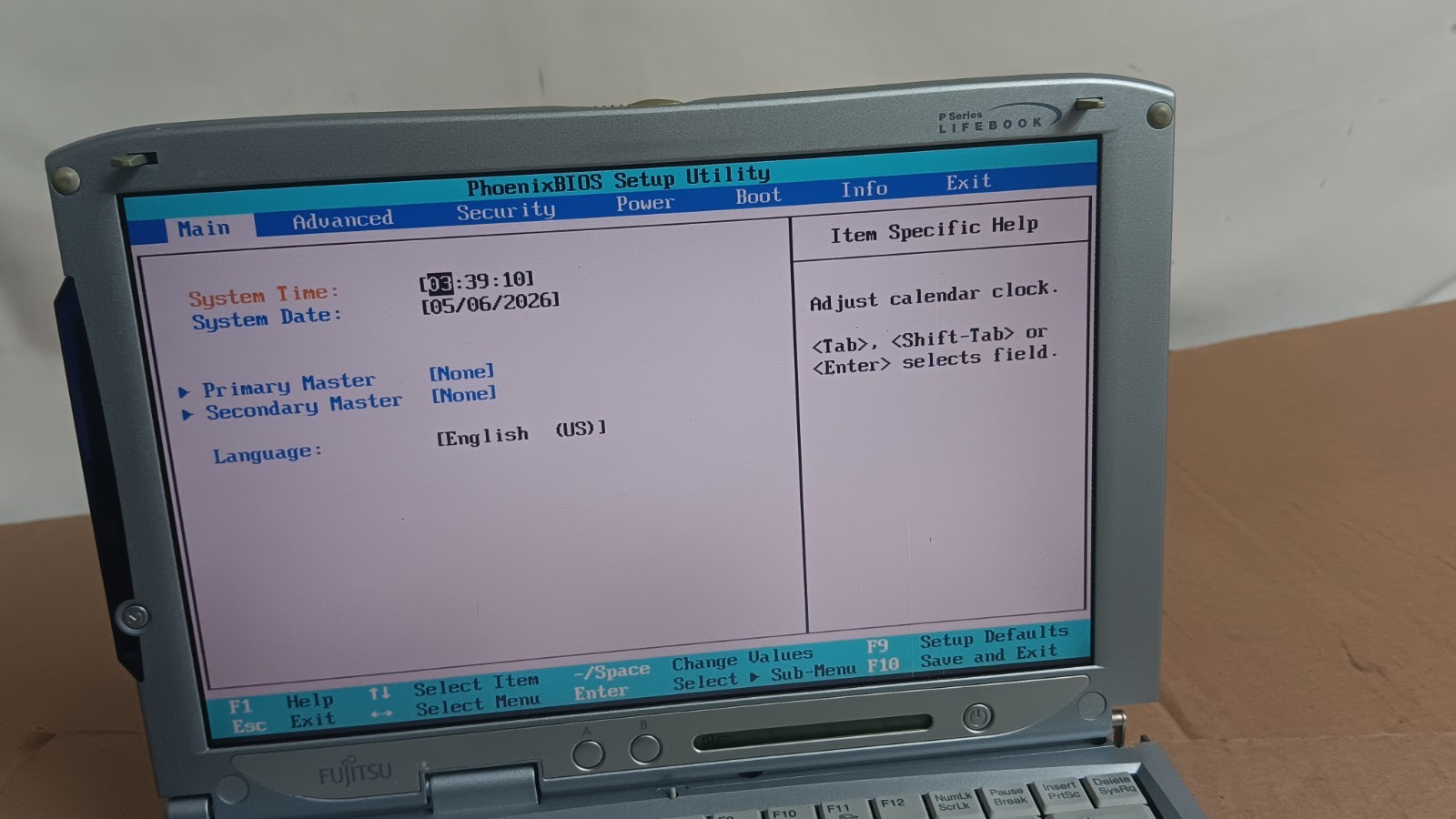 Vintage Fujitsu LifeBook P Series Model P-2040 ultra-portable subnotebook Laptop