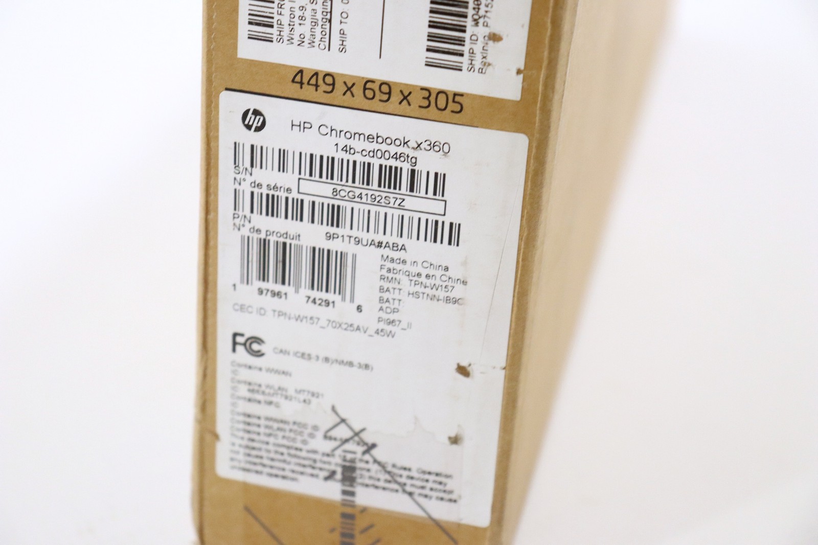 HP Chromebook X360 14″ 14B-CD0046TG Touch Intel Processor N200 4GB 128GB UFS