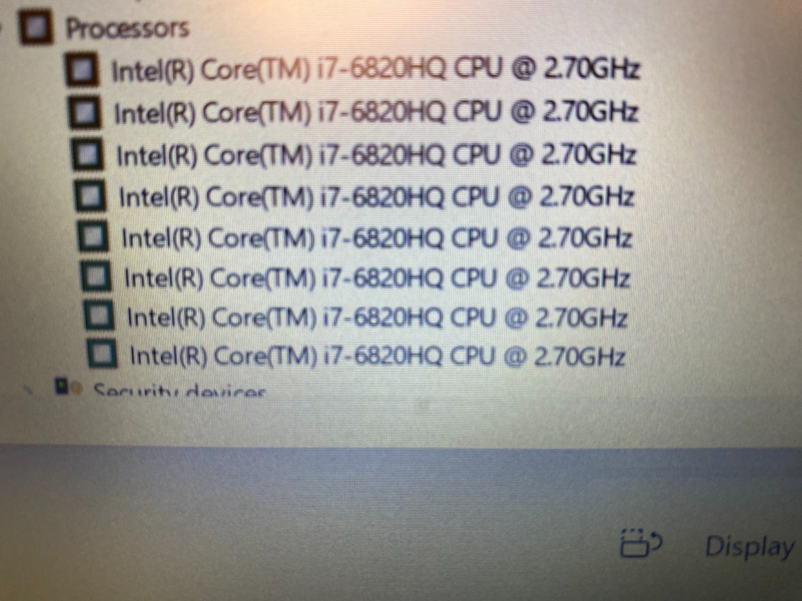 DELL PRECISION 7520 i7-6820HQ 2.70GHz 20GB RAM 256GB SSD QUADRO M2200 WIN 11 PRO