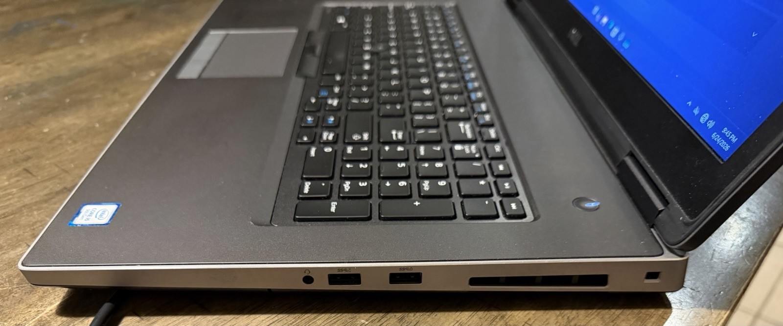 Dell PRECISION 7740 INTEL CORE I5-9400H 8GB RAM 256GB NVME 17.3IN WIFI WIN11P