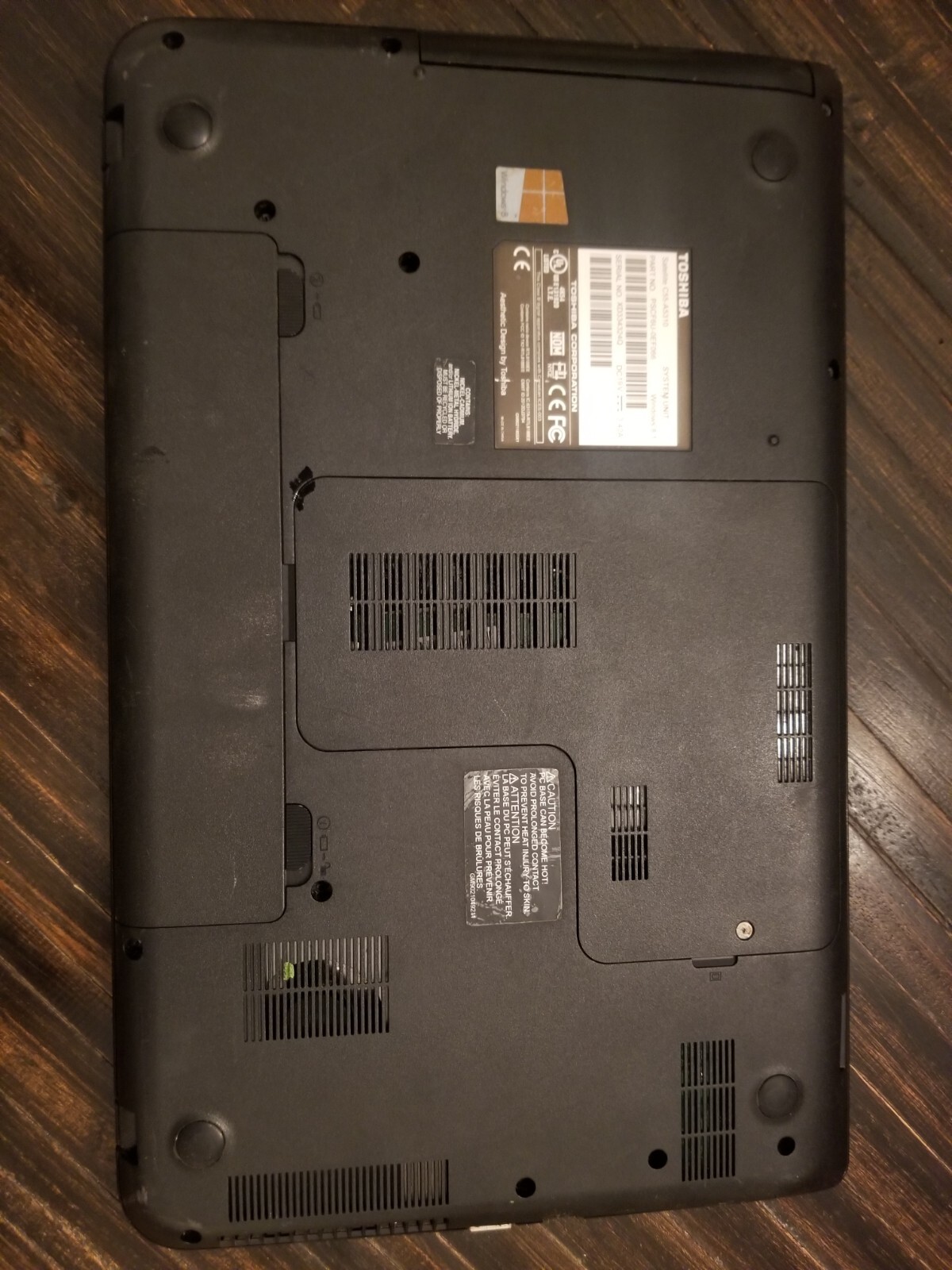 Toshiba Satellite Laptops Intel C55-A5310 FOR PARTS AS IS LOCKED