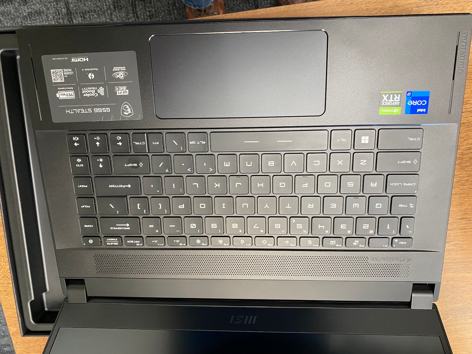 MSI GS66 Stealth Gaming Laptop 11th gen, 1 TB SSD Invidia RTX 3060, 10 hours use