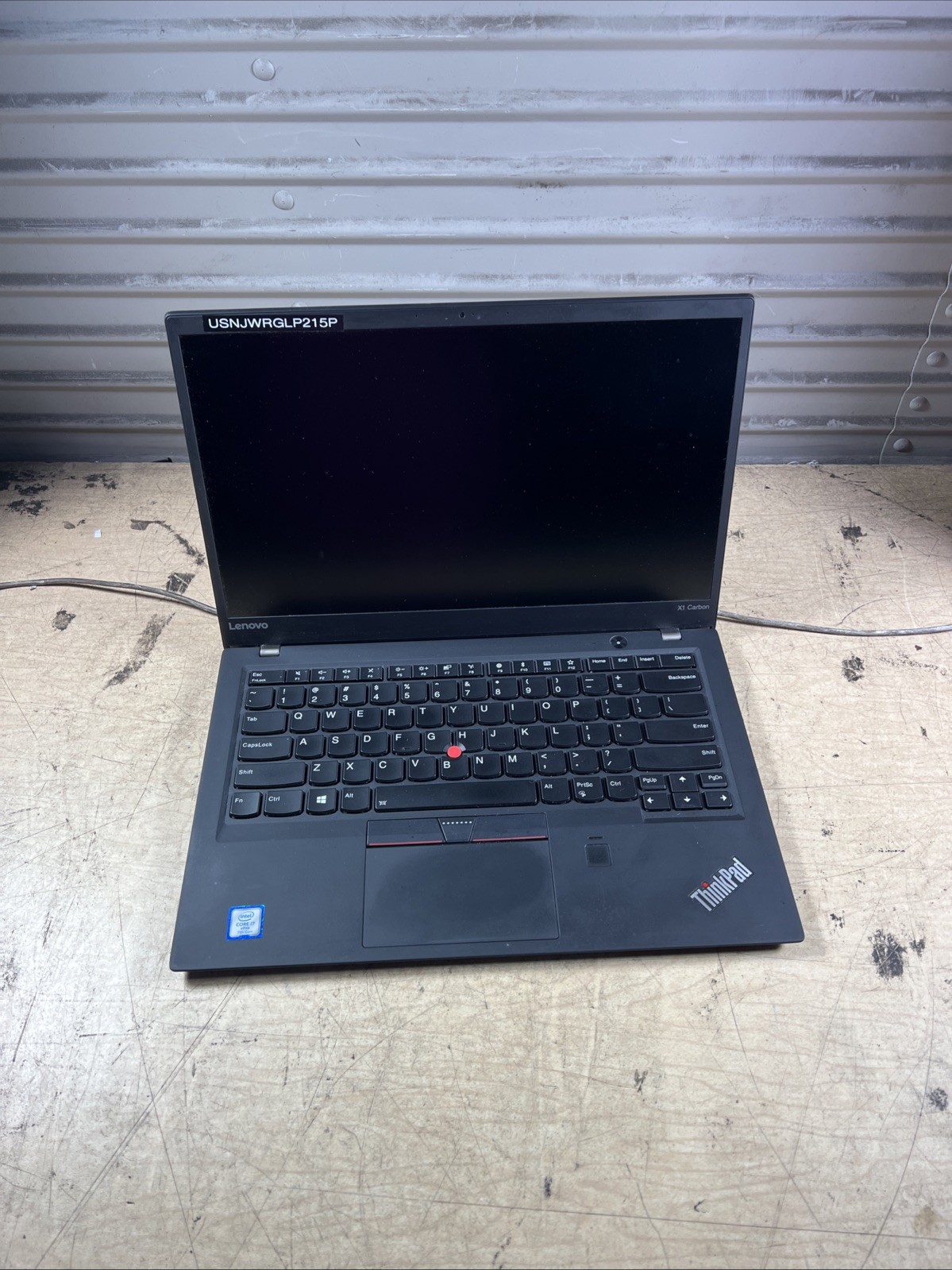 THINKPAD X1 CARBON INTEL CORE I7-7600U 2.80GHZ 8GB RAM **NO HD/ NO CADDIE/ NO OS